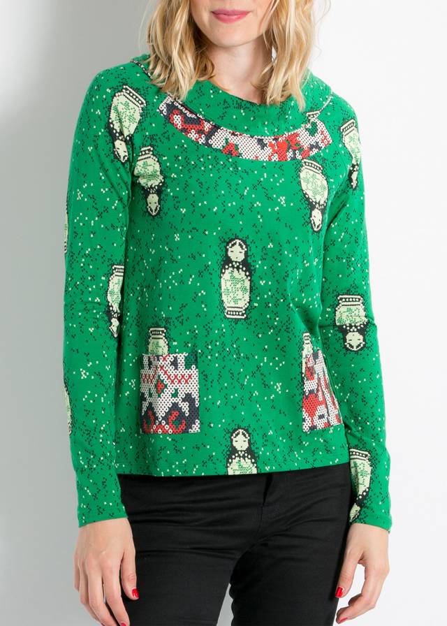 Longsleeve tafelsilber kasack