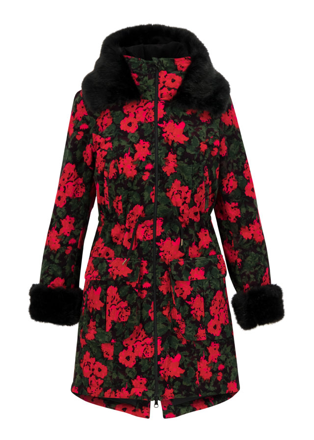 Wintermantel trot the fox