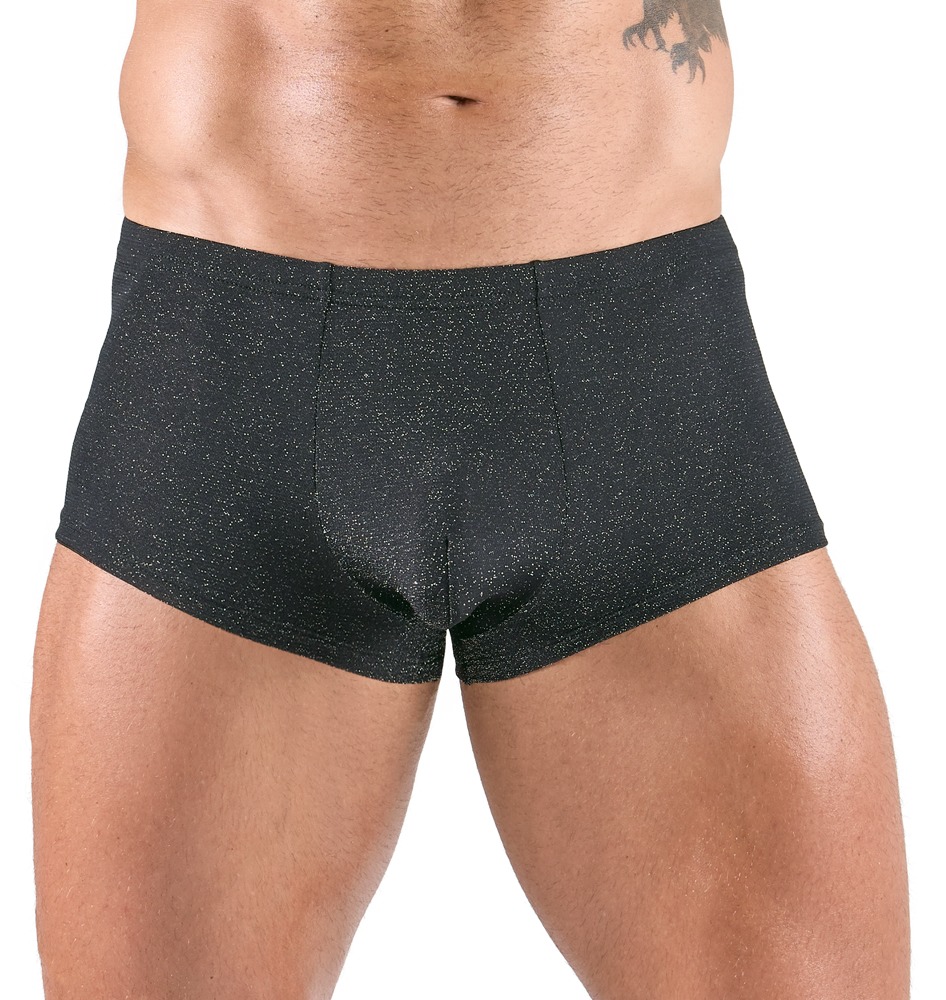 Schillernde Lurex-Pants von Svenjoyment  leicht transparent, silberglänzend und angenehm elastisch für besten Komfort