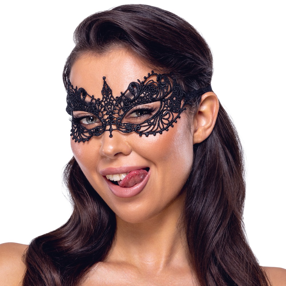 Cottelli ACCESSOIRES Augenmaske filigrane Spitze, weiche Passform & geheimnisvoller Look für besondere Momente
