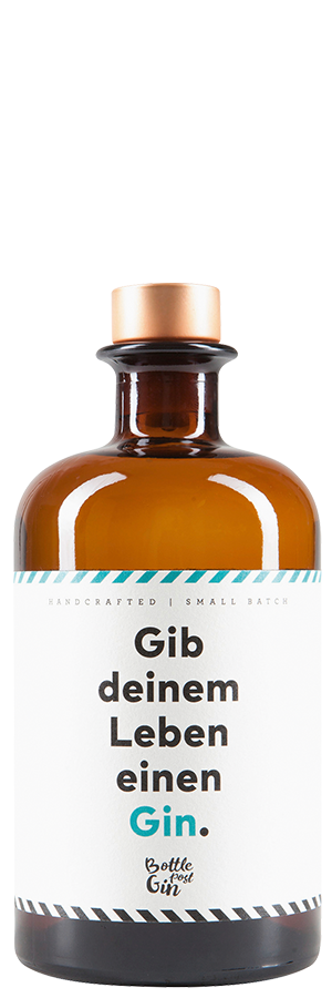 Gib deinem Leben einen Gin - Flaschenpost Gin - Spirituosen aus Deutschland