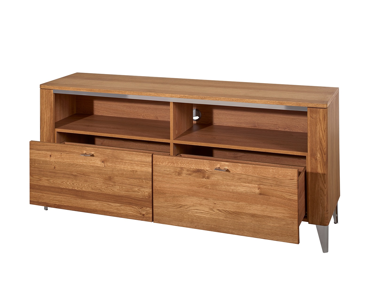 99rooms Laura Lowboard Massivholz Honig Eiche