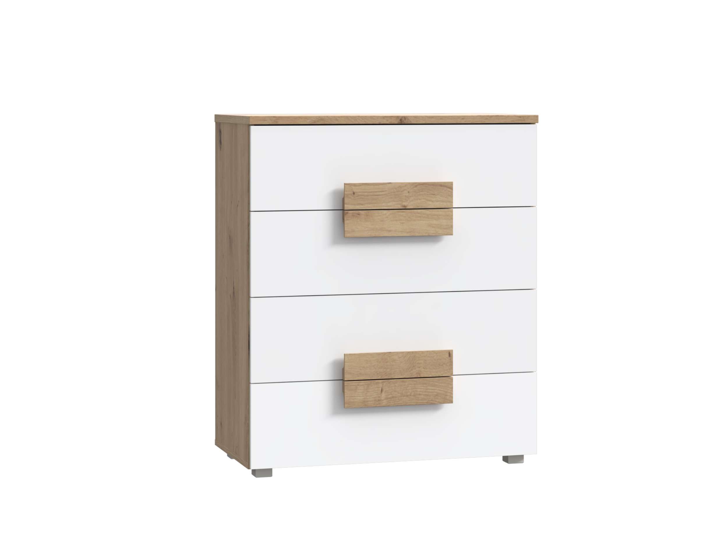 99rooms Ariana Kommode Eiche Artisan Dekor Weiß