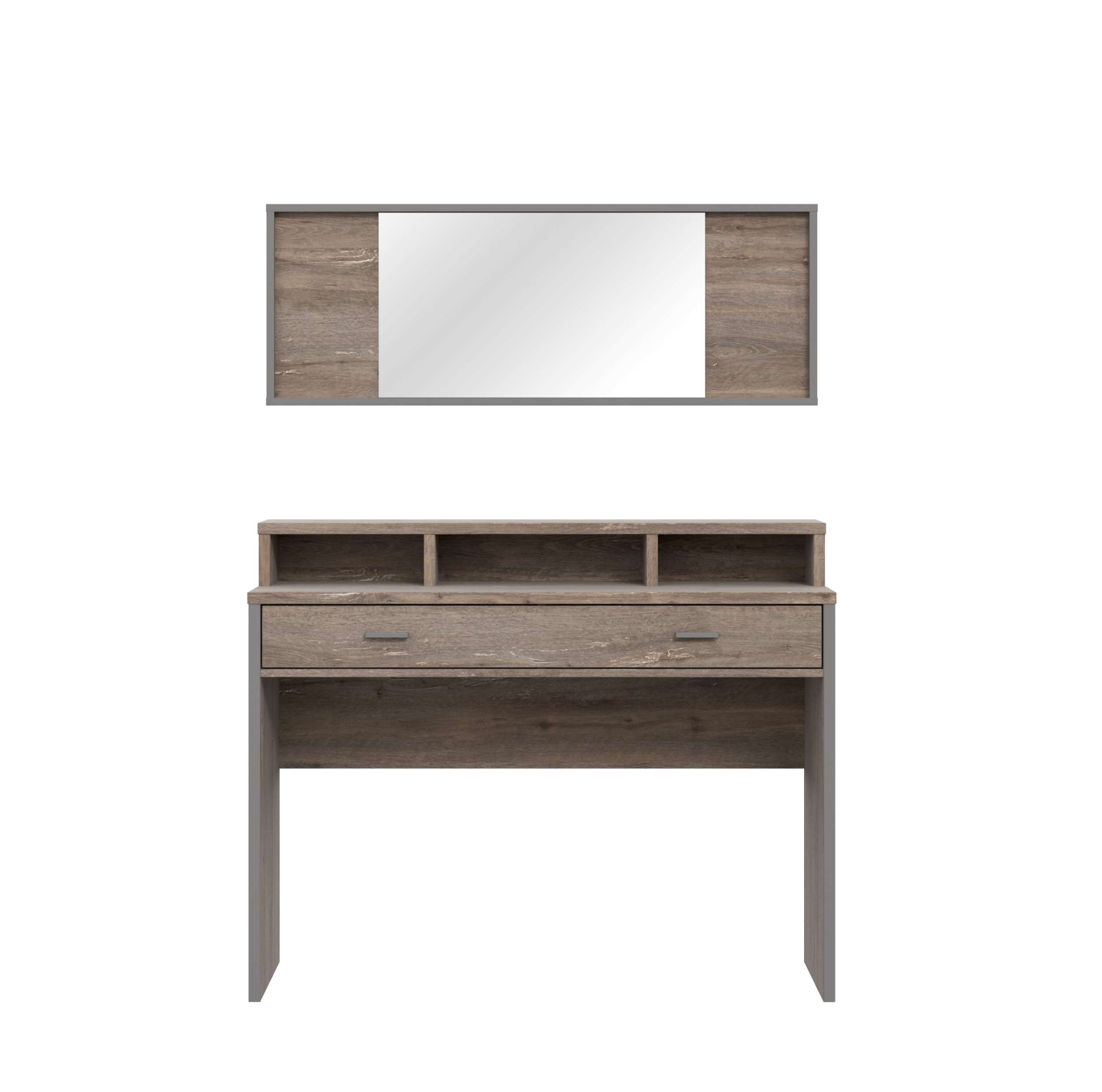 99rooms Mulai Schminktisch Amberg Eiche Anthrazit