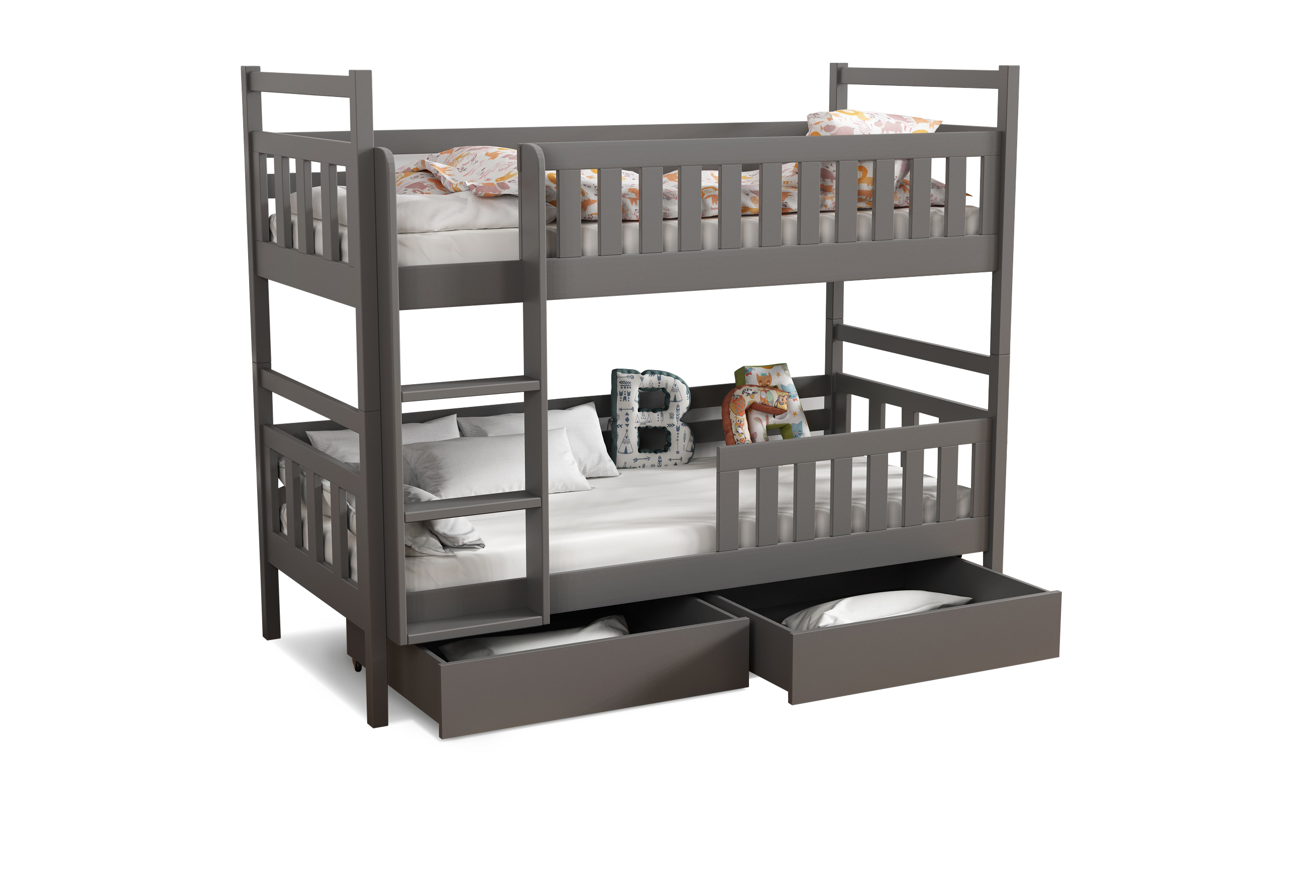 99rooms Denil II Etagenbett Graphit