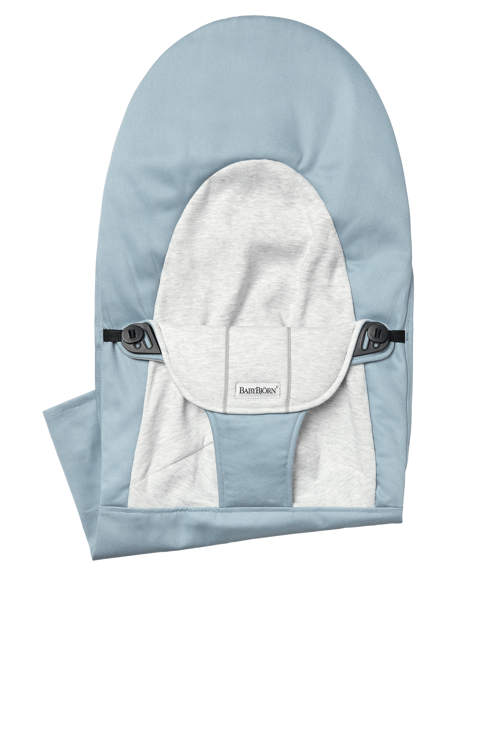 Zusätzlicher Stoffsitz für Babywippe Balance Soft - Blau/Grau / Gewebt/Jersey