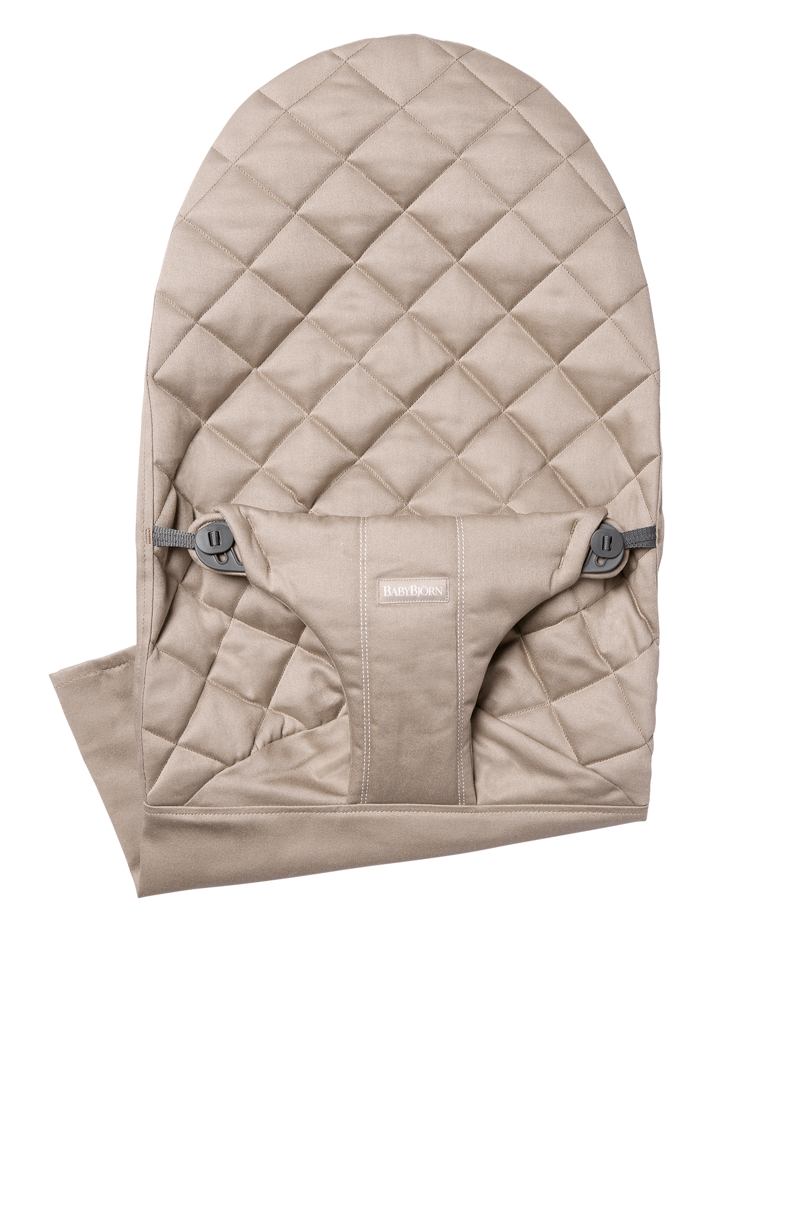 Zusätzlicher Stoffsitz für Babywippe Bliss - Sandgrau / Gewebt, Klassische Steppung