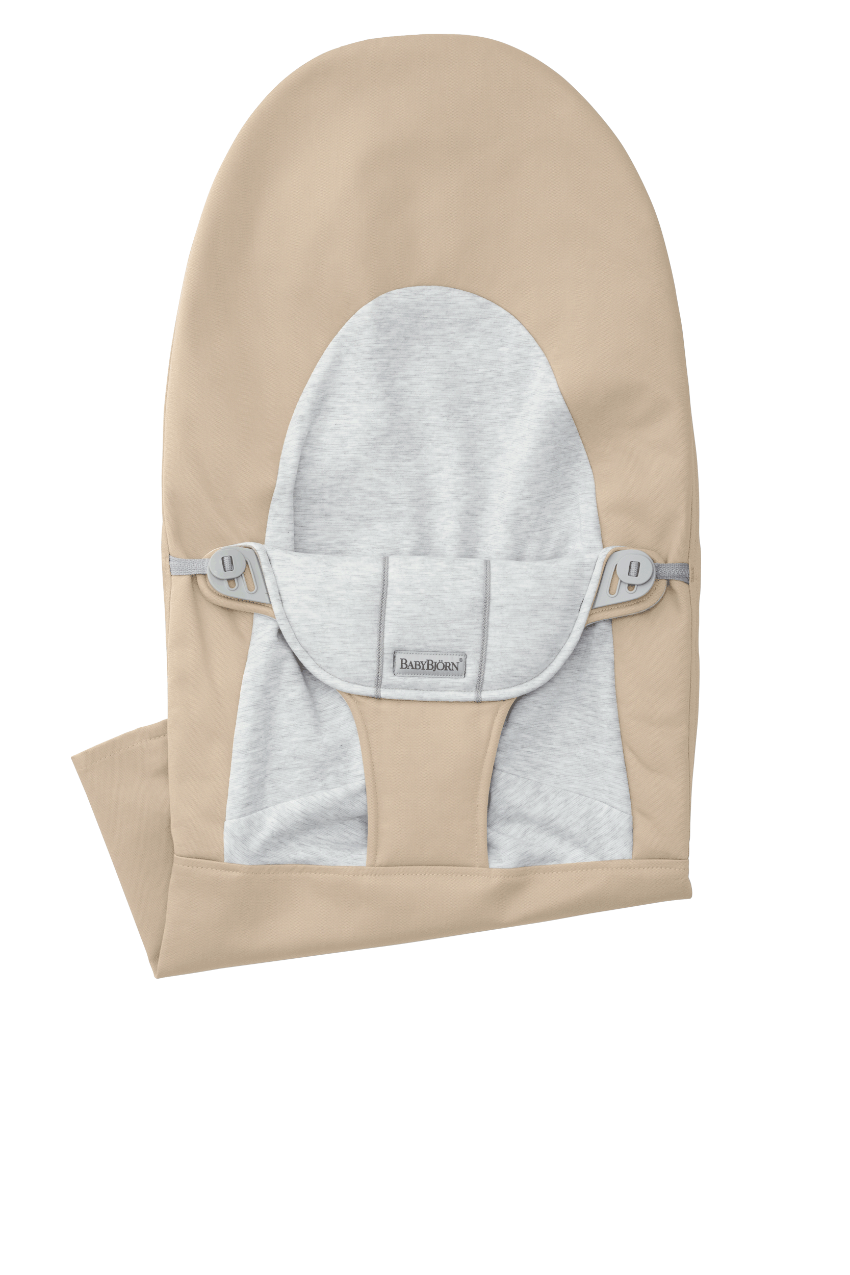 Zusätzlicher Stoffsitz für Babywippe Balance Soft - Beige/Grau / Gewebt/Jersey