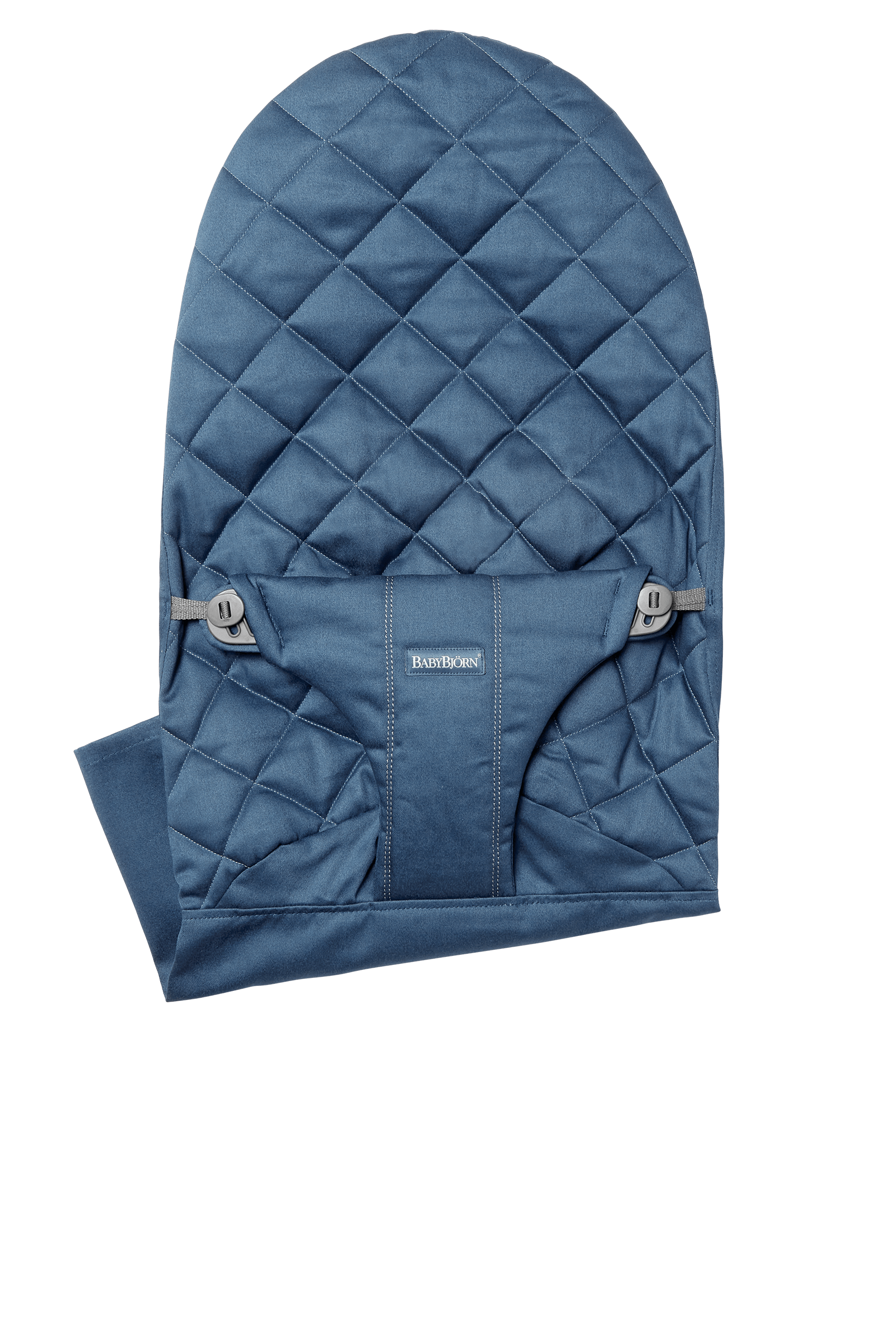 Zusätzlicher Stoffsitz für Babywippe Bliss - Mitternachtsblau / Gewebt, Klassische Steppung