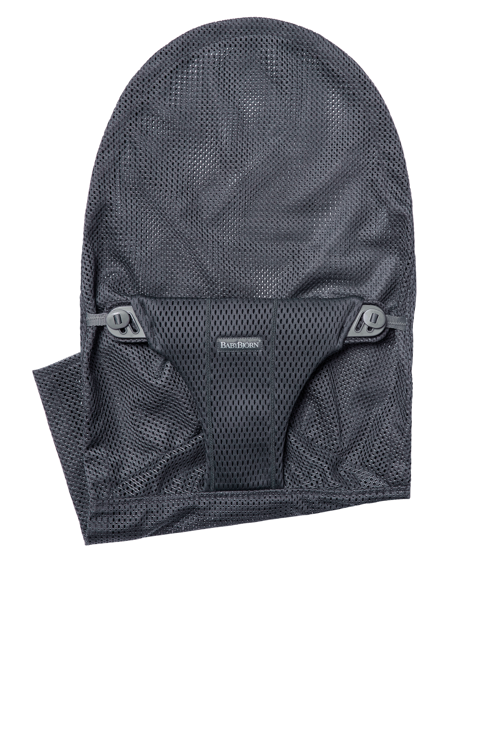 Zusätzlicher Stoffsitz für Babywippe Bliss - Anthrazitgrau / Netzstoff