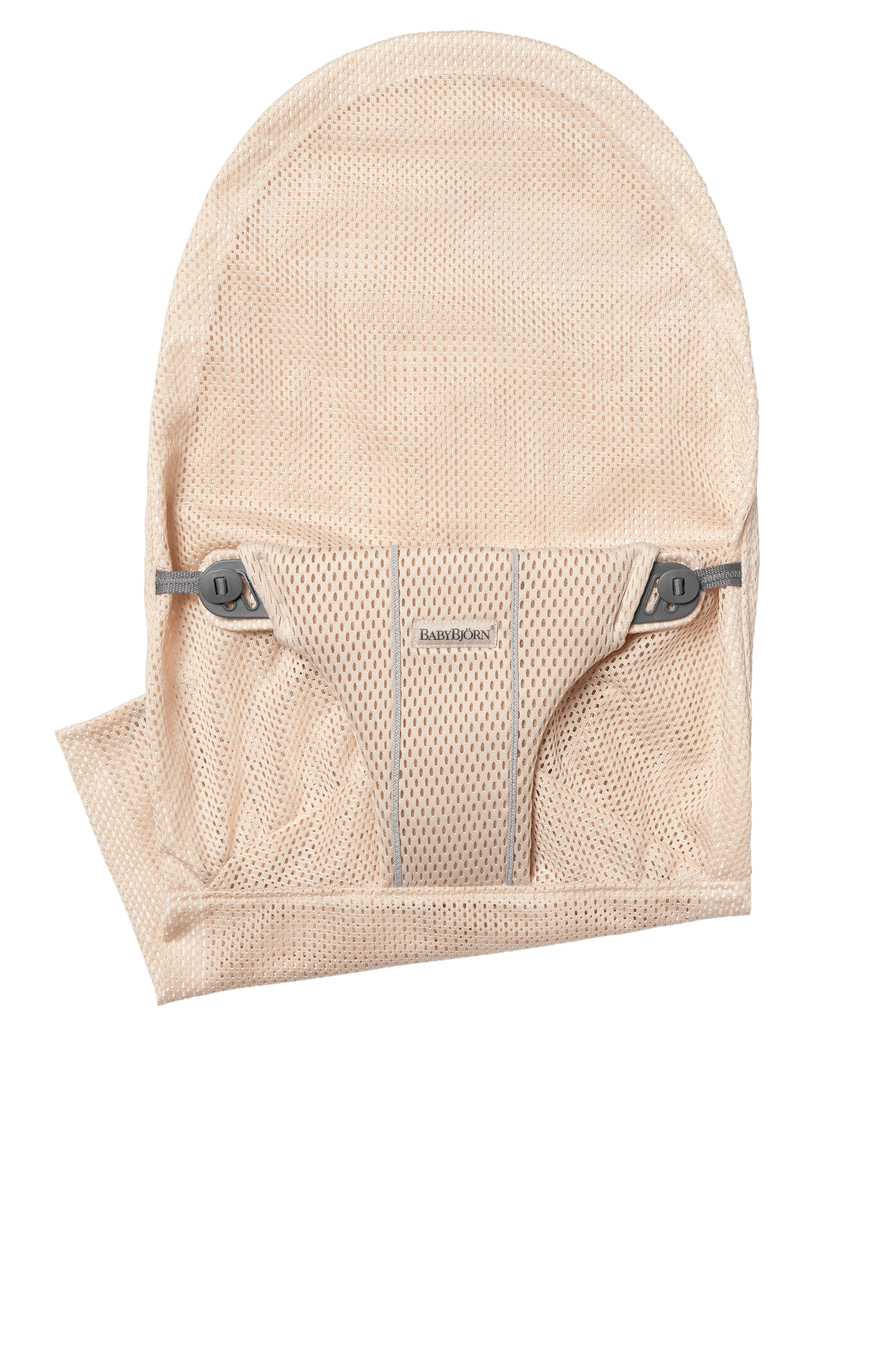 Zusätzlicher Stoffsitz für Babywippe Bliss - Perlmuttrosa / Netzstoff