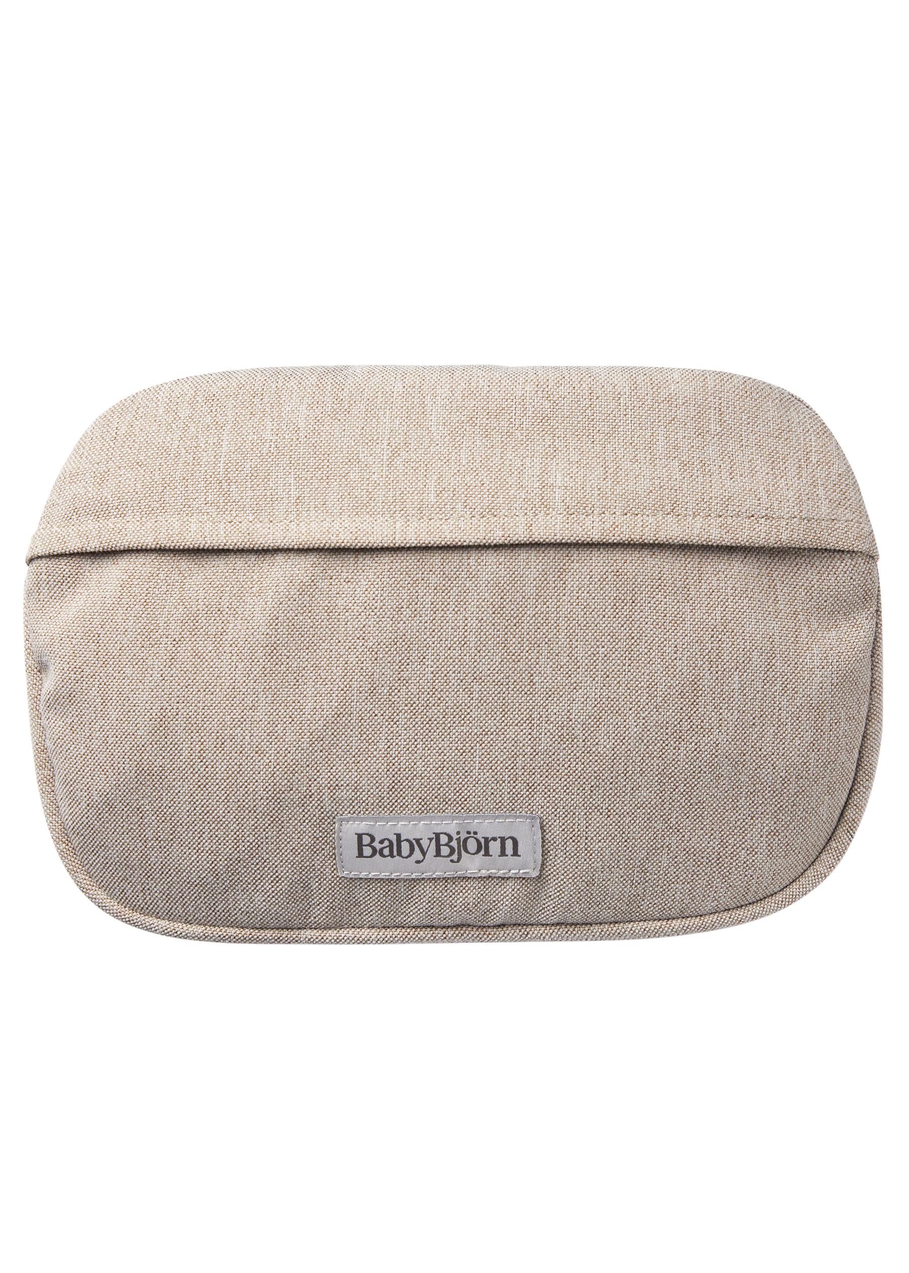 Taschenbeutel für Babytrage - Hellbeige / Gewebt Melange