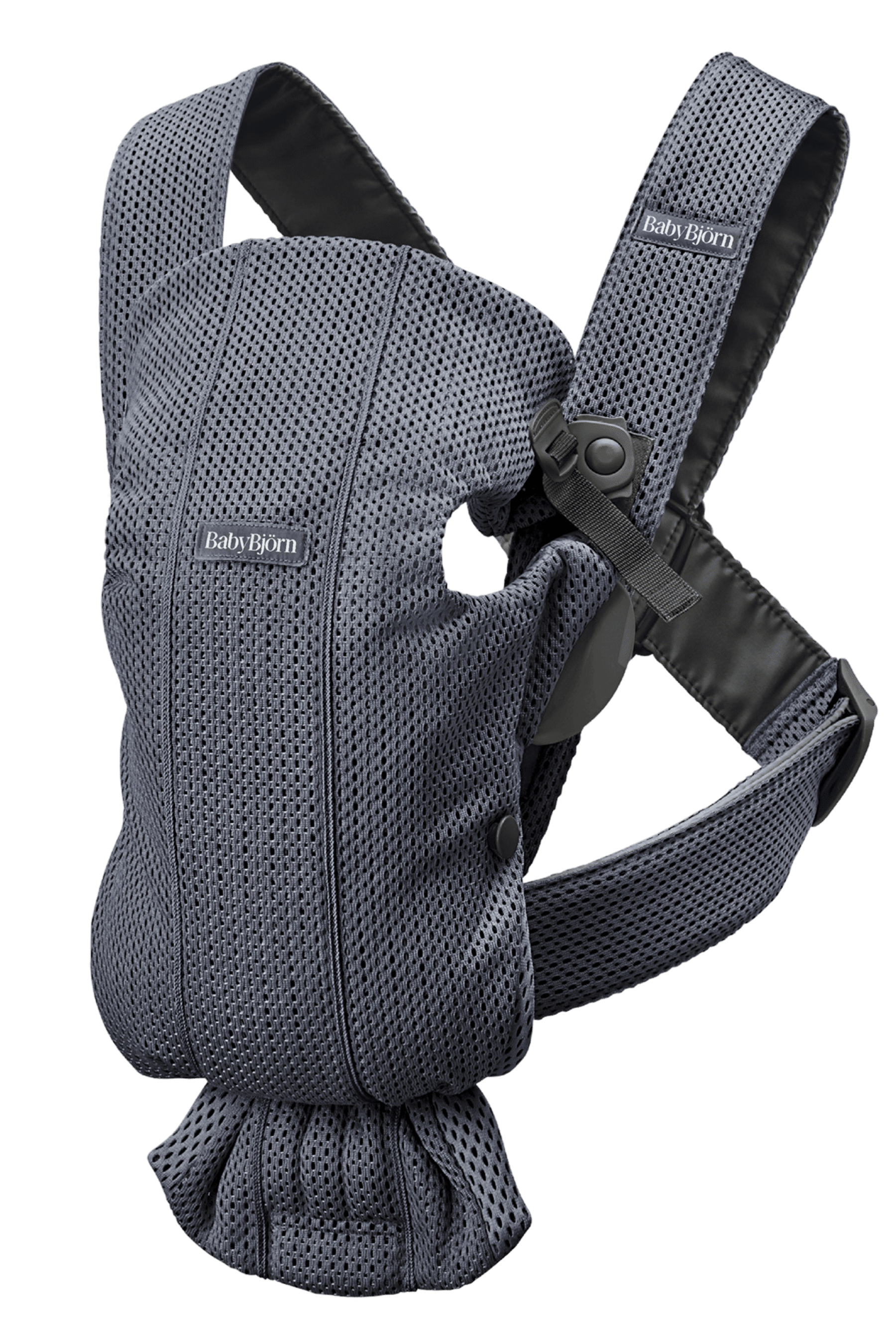 Babytrage Mini - Anthrazitgrau / 3D-Netzstoff
