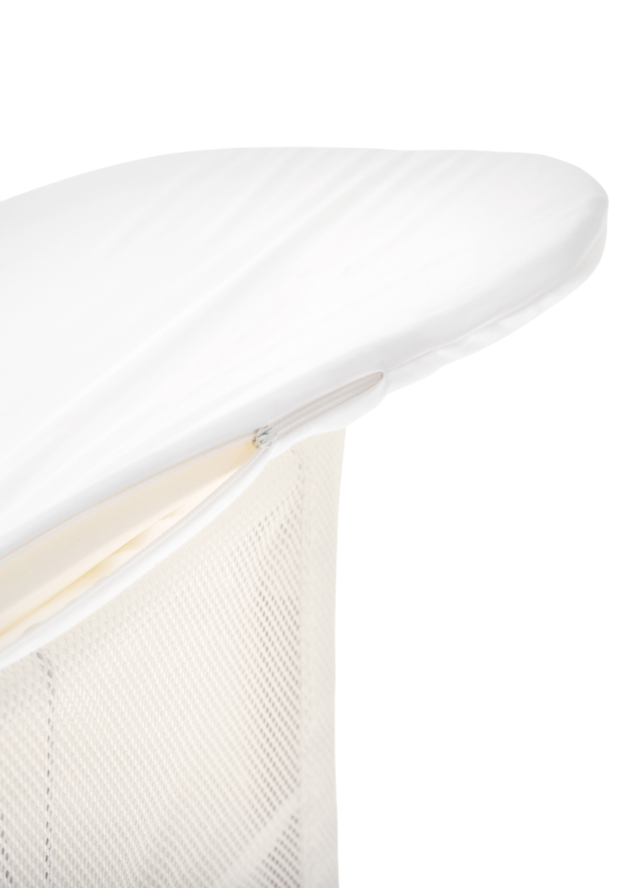 Matratzenauflage für Babybett - Weiß / Polyester