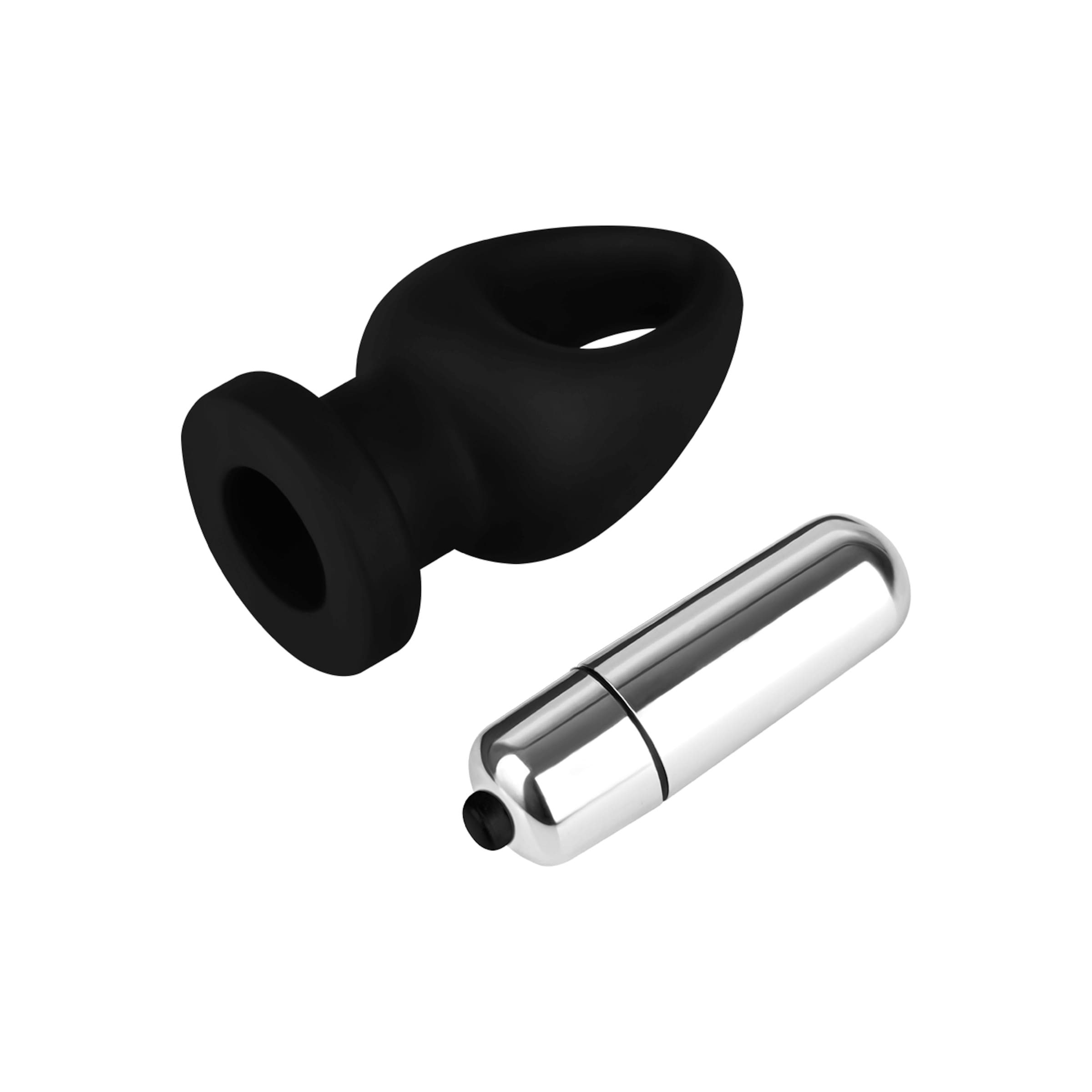Analplug mit Vibro Bullet, 8 cm