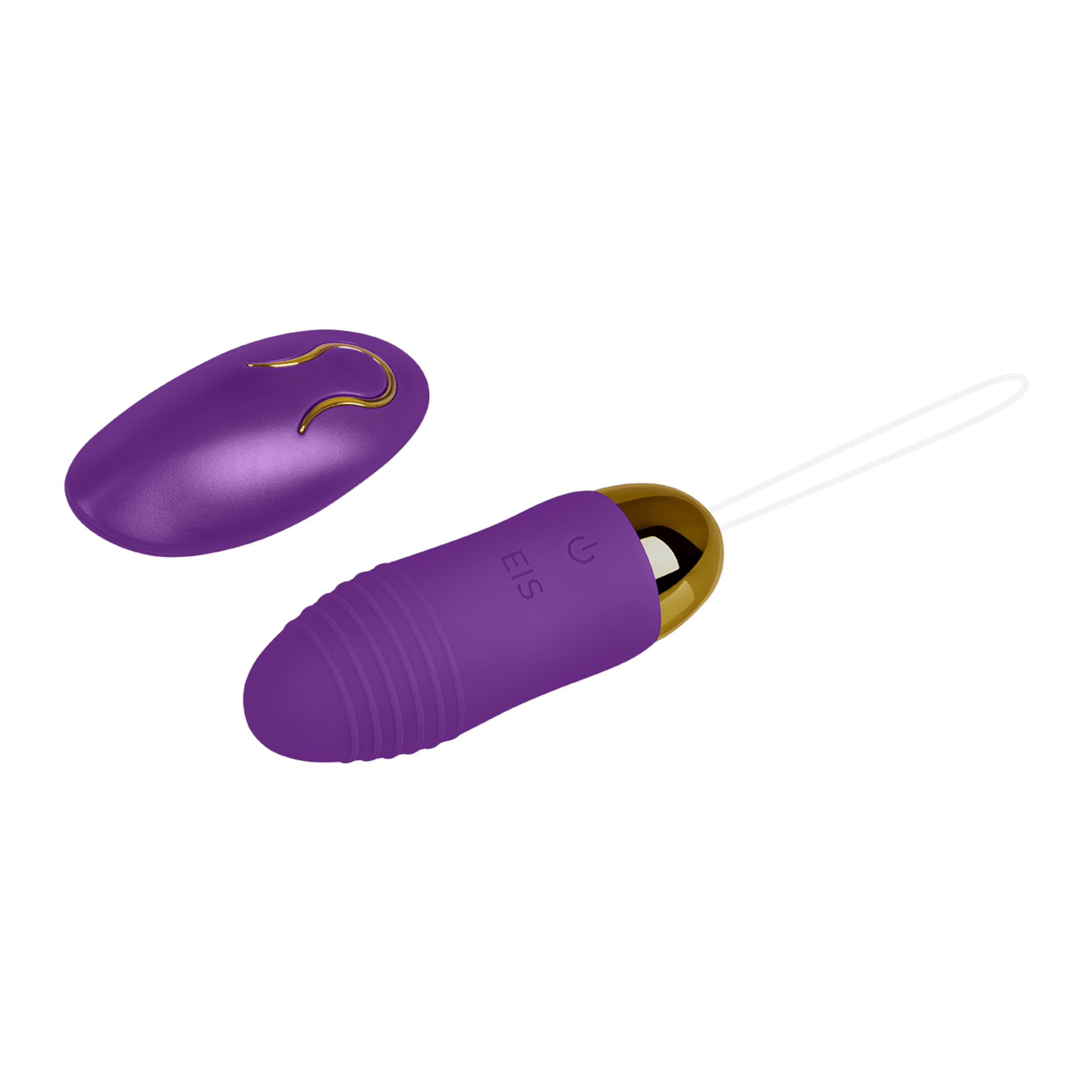 Funk-Vibro-Ei aus Silikon, 8,5 cm