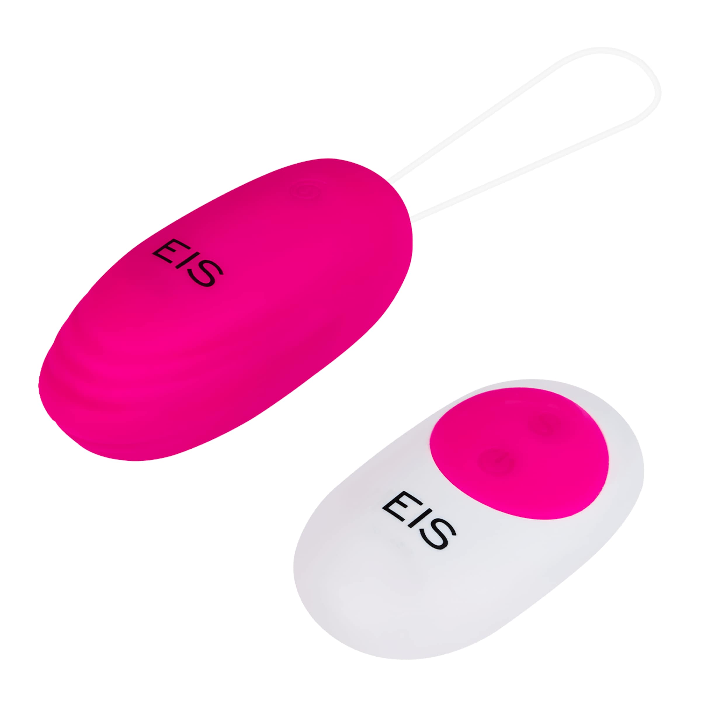 Silikon-Vibro-Ei mit Fernbedienung, 7,4 cm