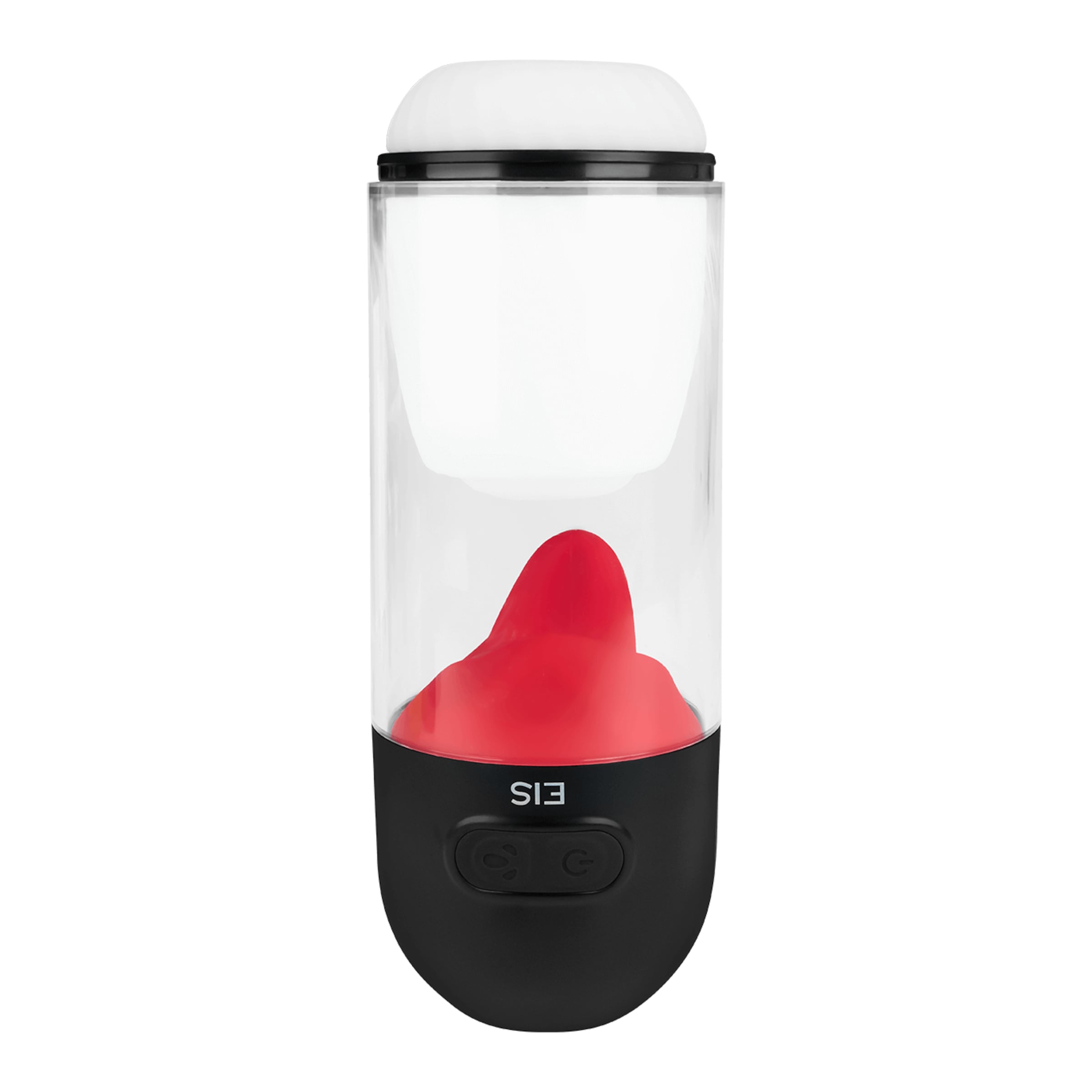 Wiederaufladbarer Masturbator mit Zunge, 21,5 cm