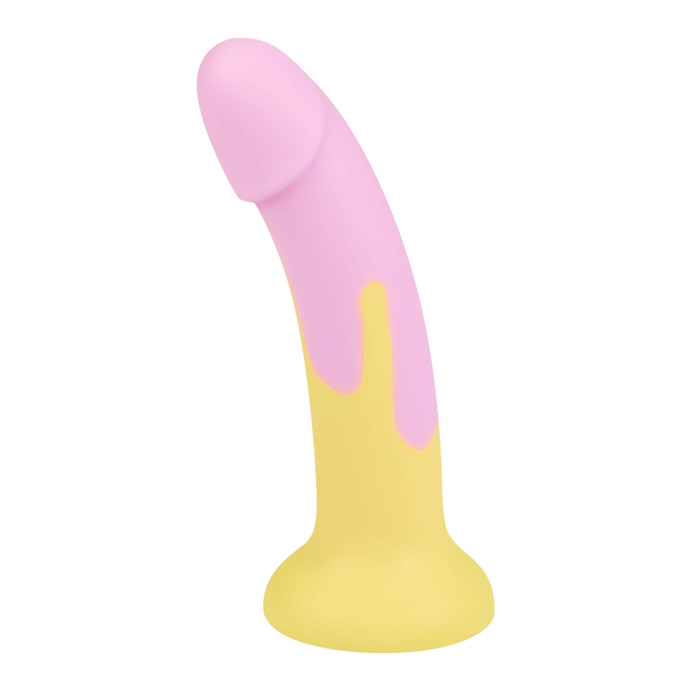 G-Punkt-Dildo mit Saugfuß, 18 cm