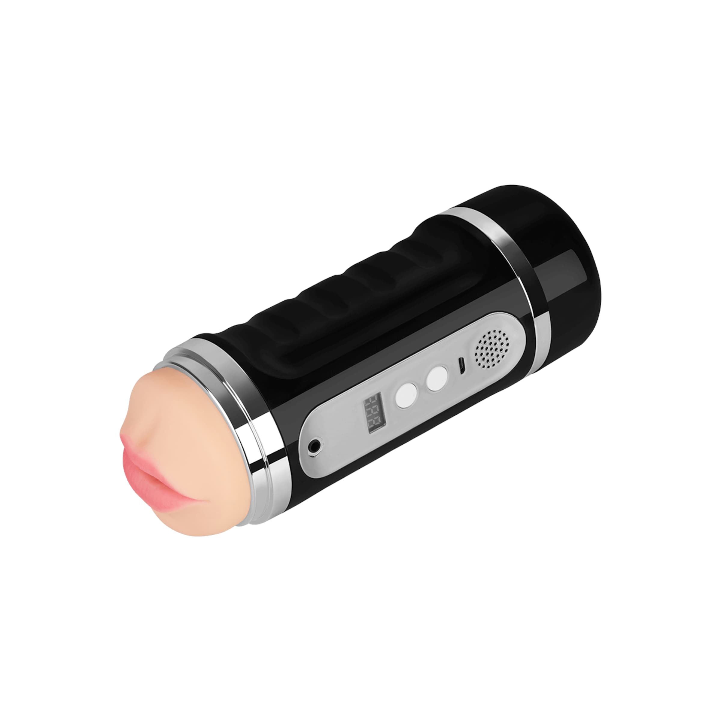 Masturbator mit Audiofunktion, wiederaufladb., 20 cm