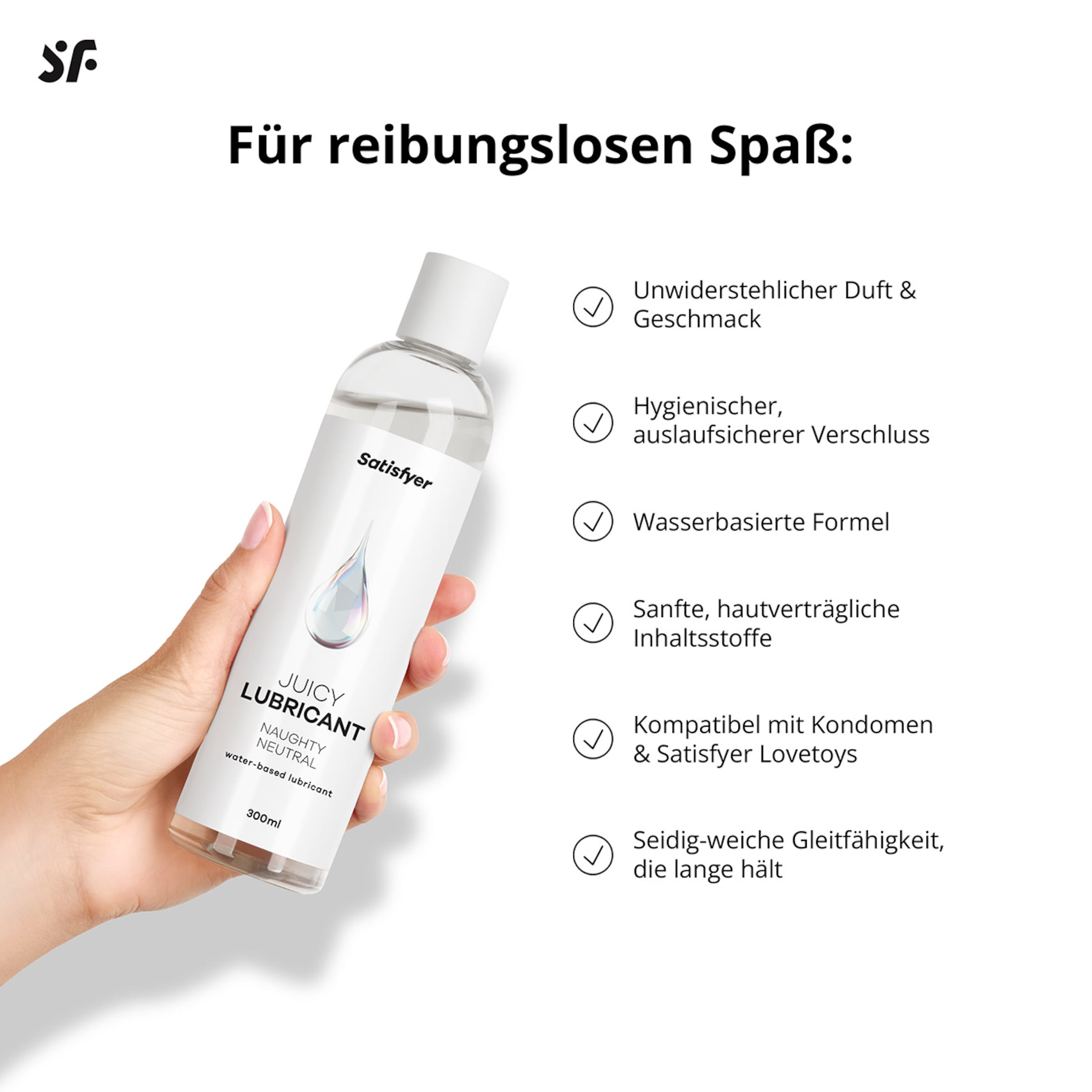 300 ml Satisfyer Gleitgel Naughty Neutral