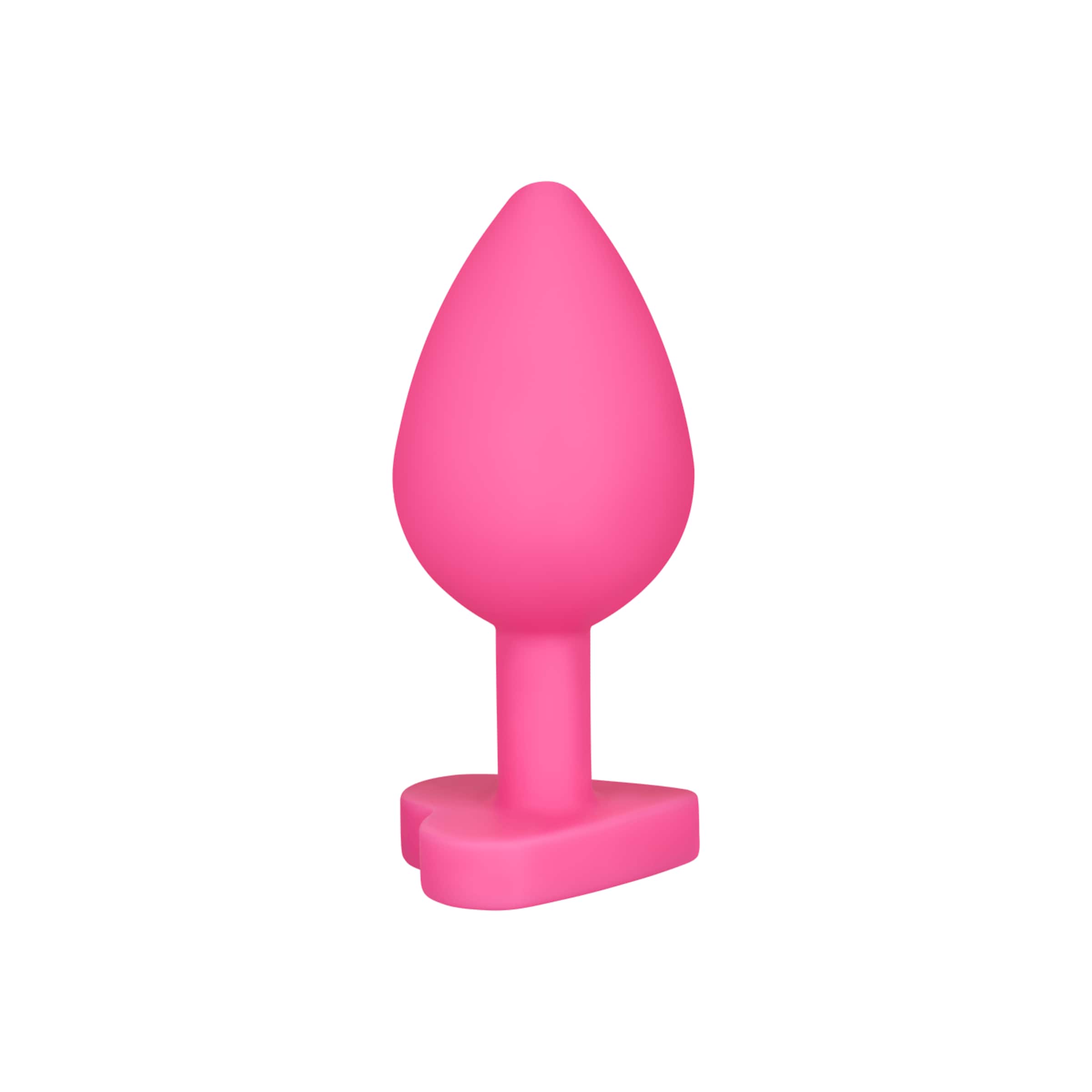 Analplug mit frecher Nachricht aus Silikon, 8 cm