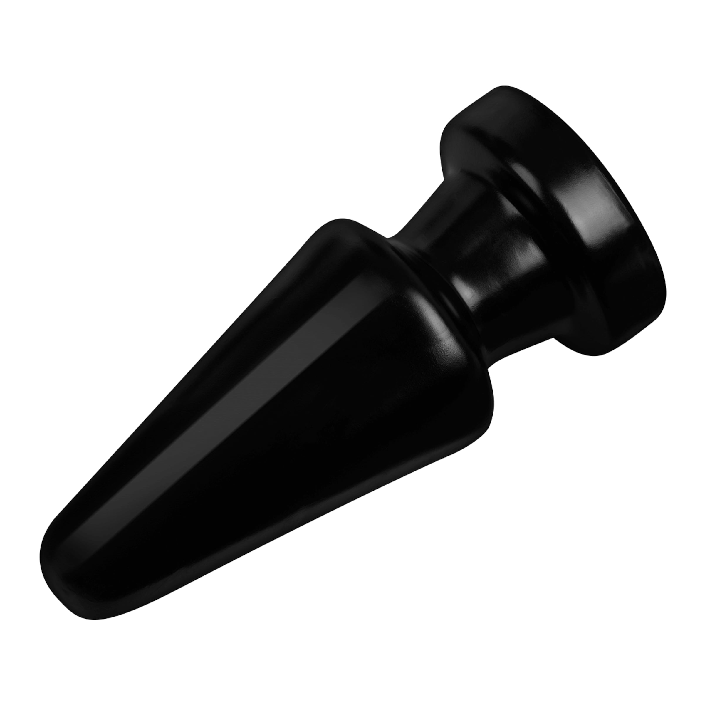 Massiver Analplug mit Saugfuß, 17 cm