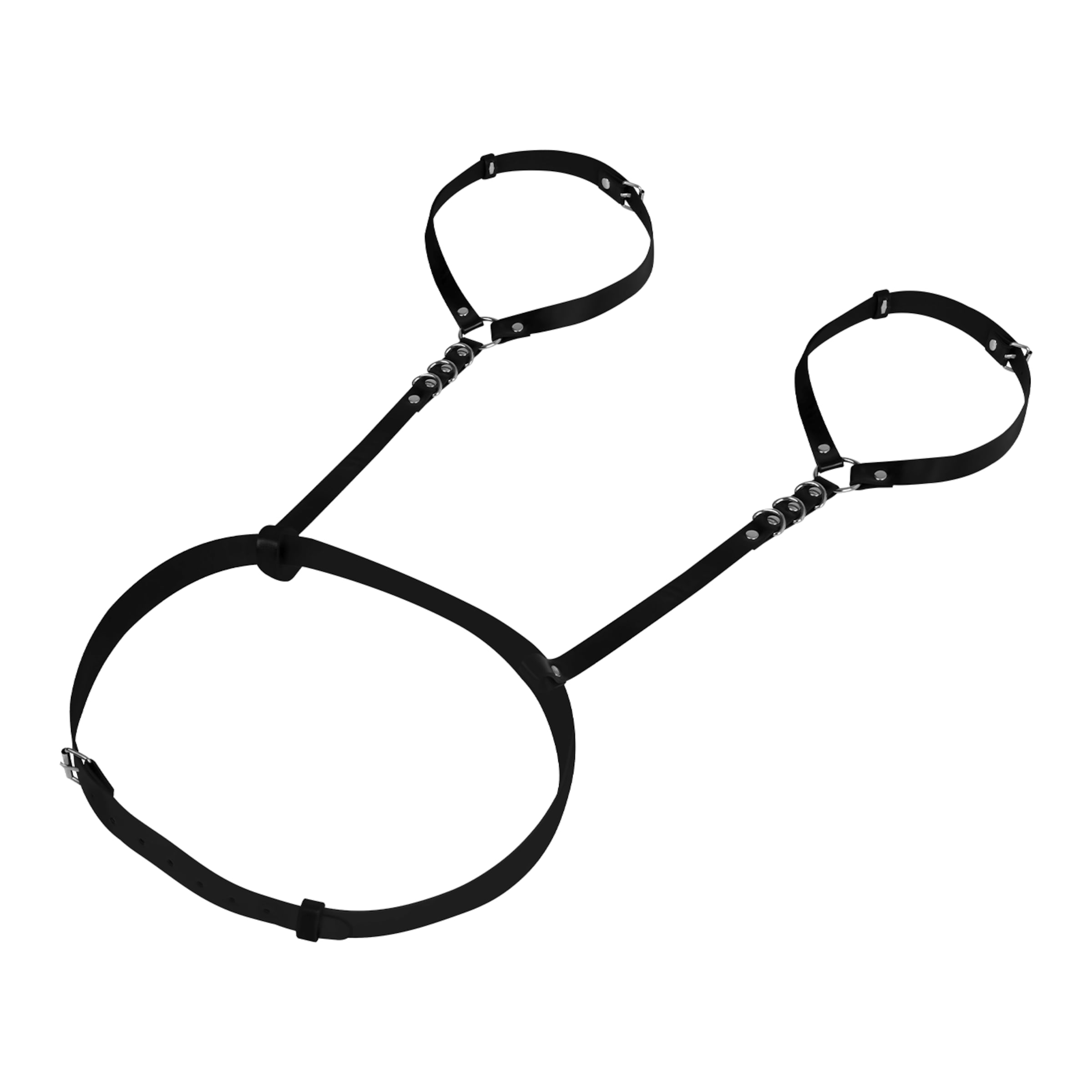 Fetisch-Strapsgürtel aus Kunstleder