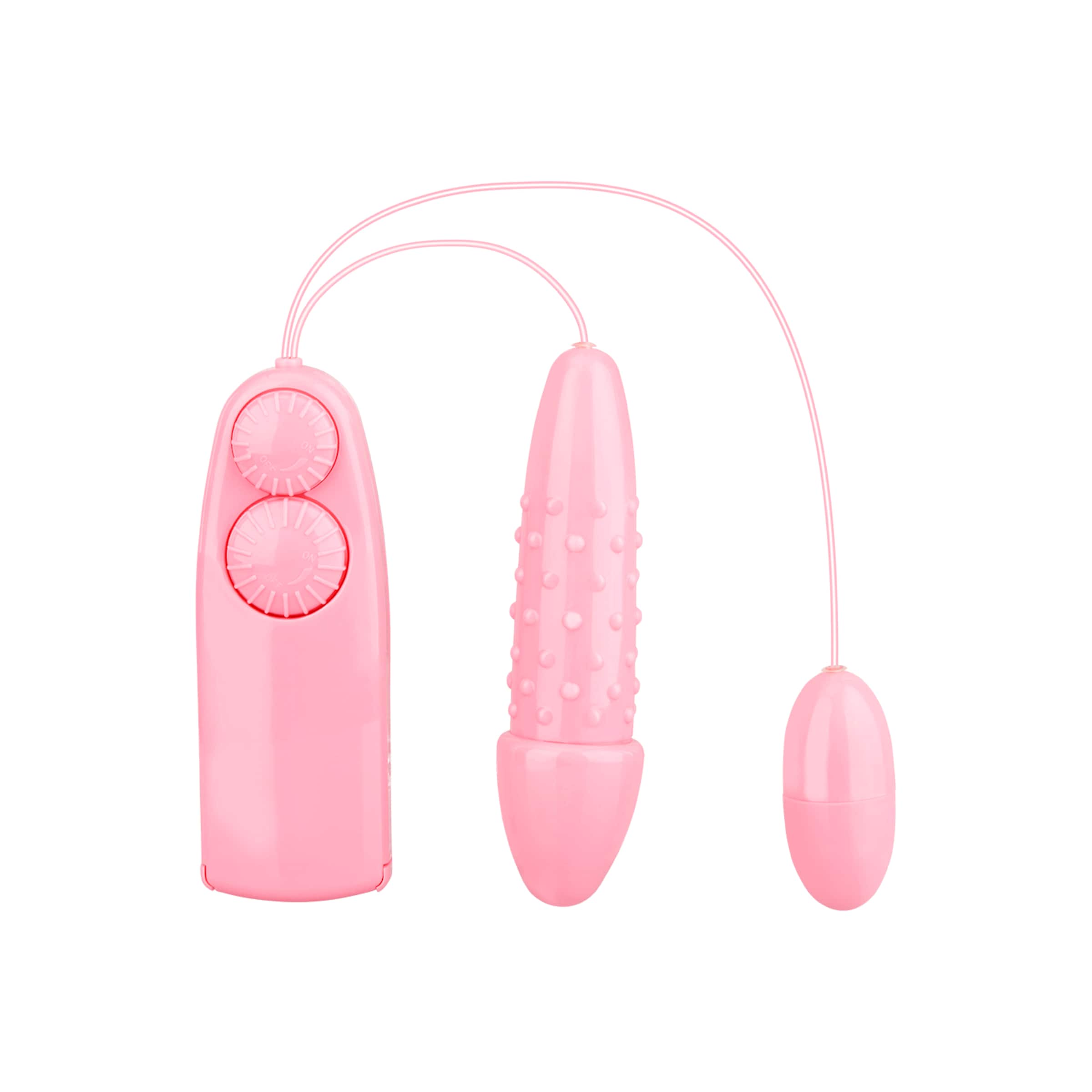 Doppelvibrator mit Fernbedienung, 14 cm
