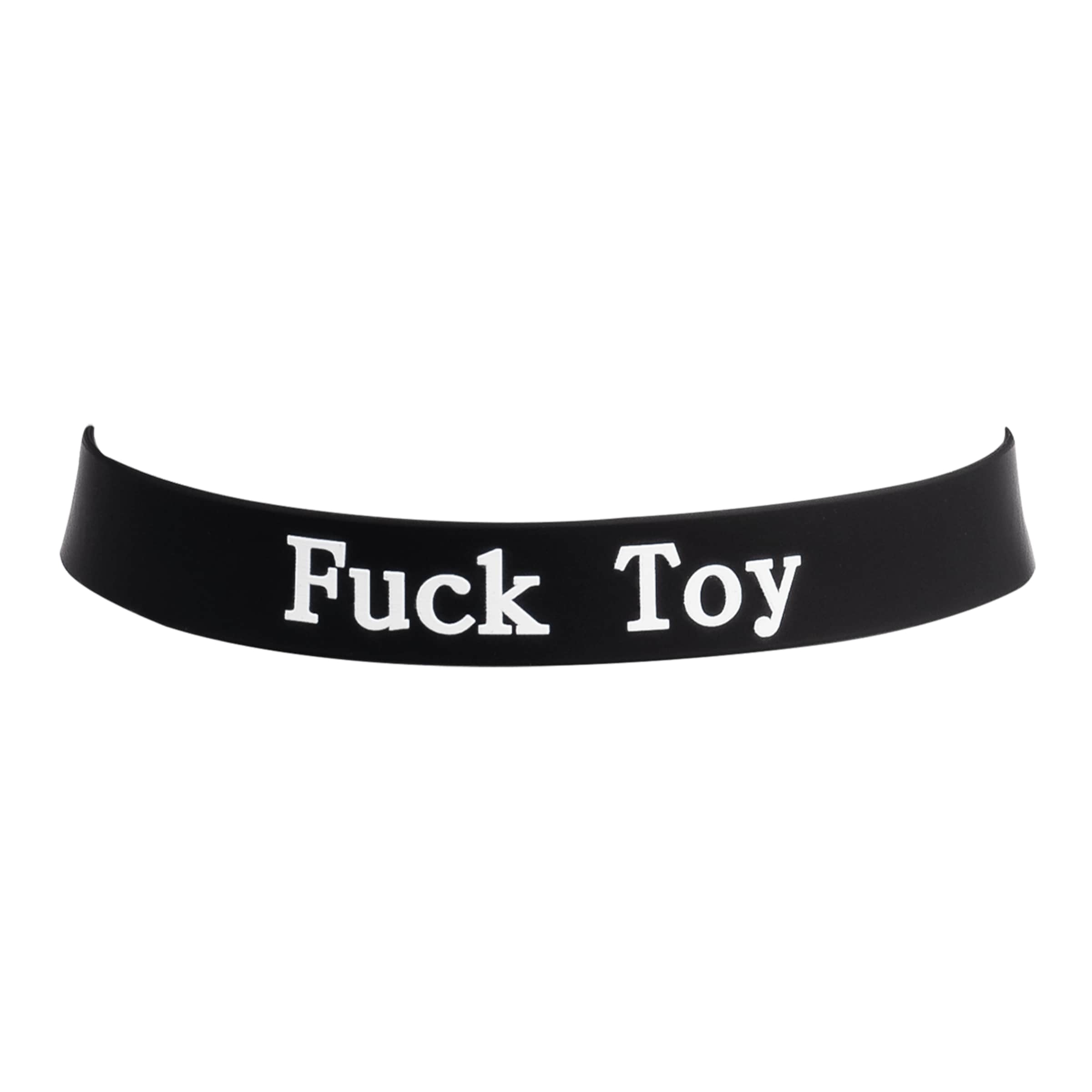 Halsband mit Aufschrift FUCK TOY