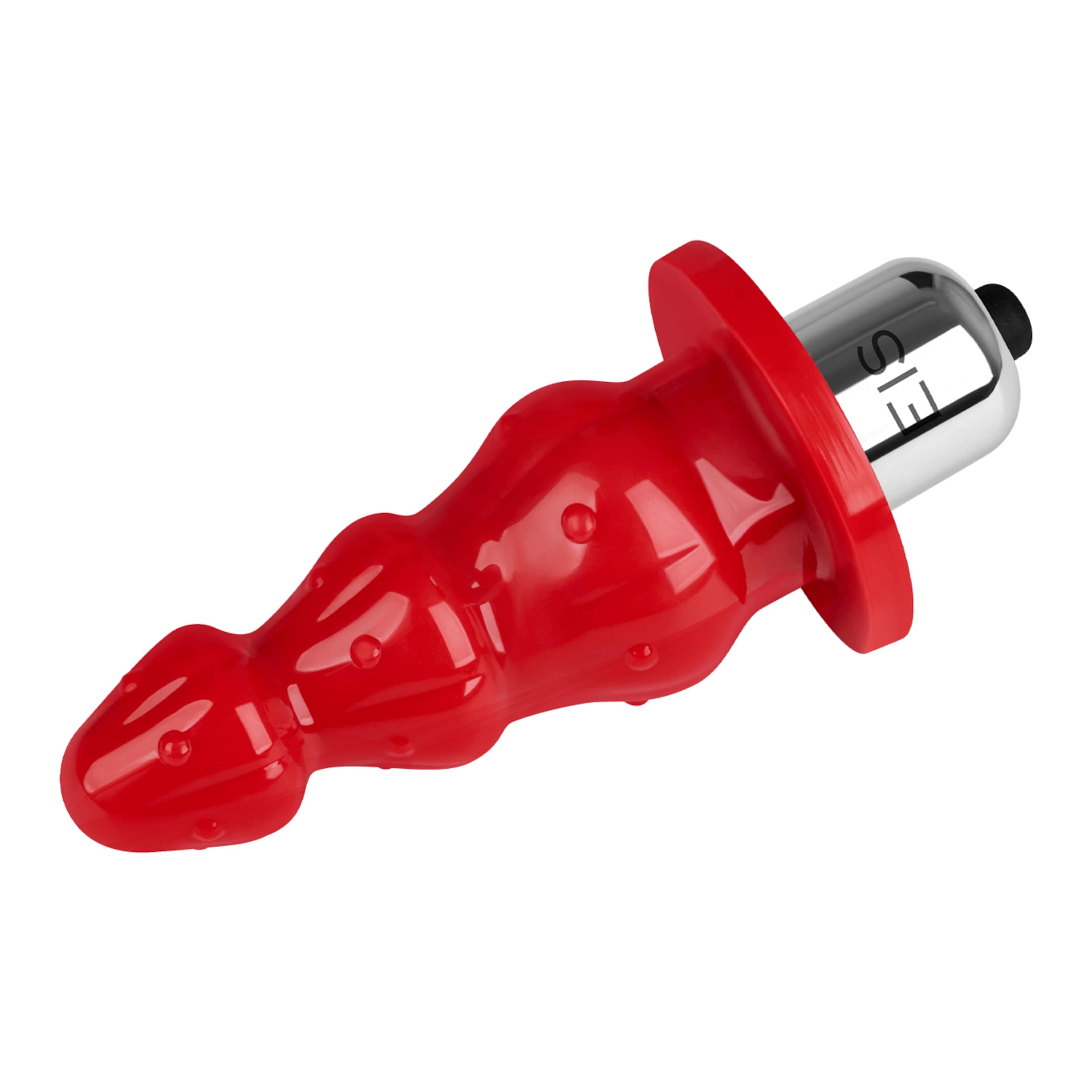 Analplug mit entnehmbarem Vibro-Bullet, 8,5 cm