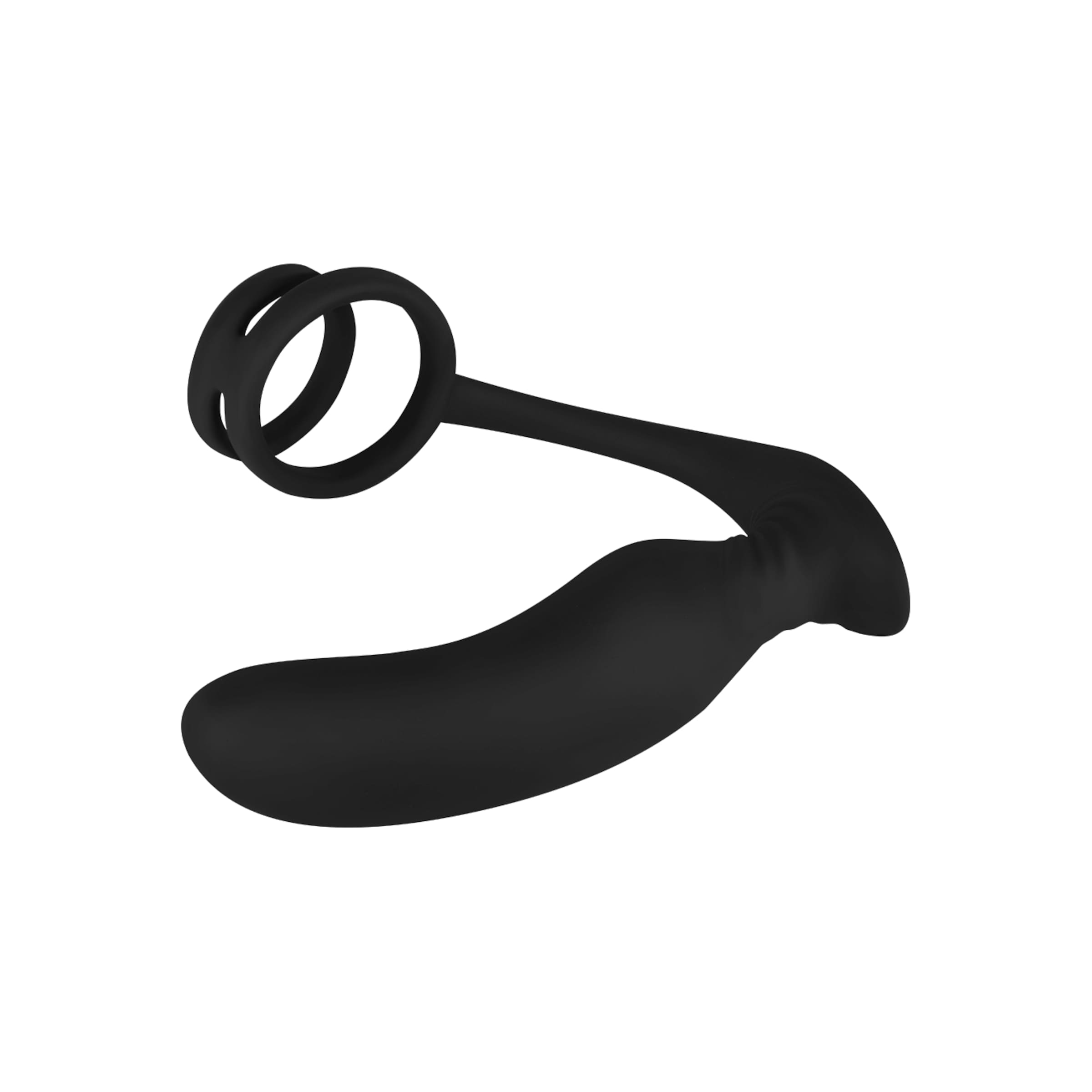 Analvibrator mit Penisring, 12,2 cm