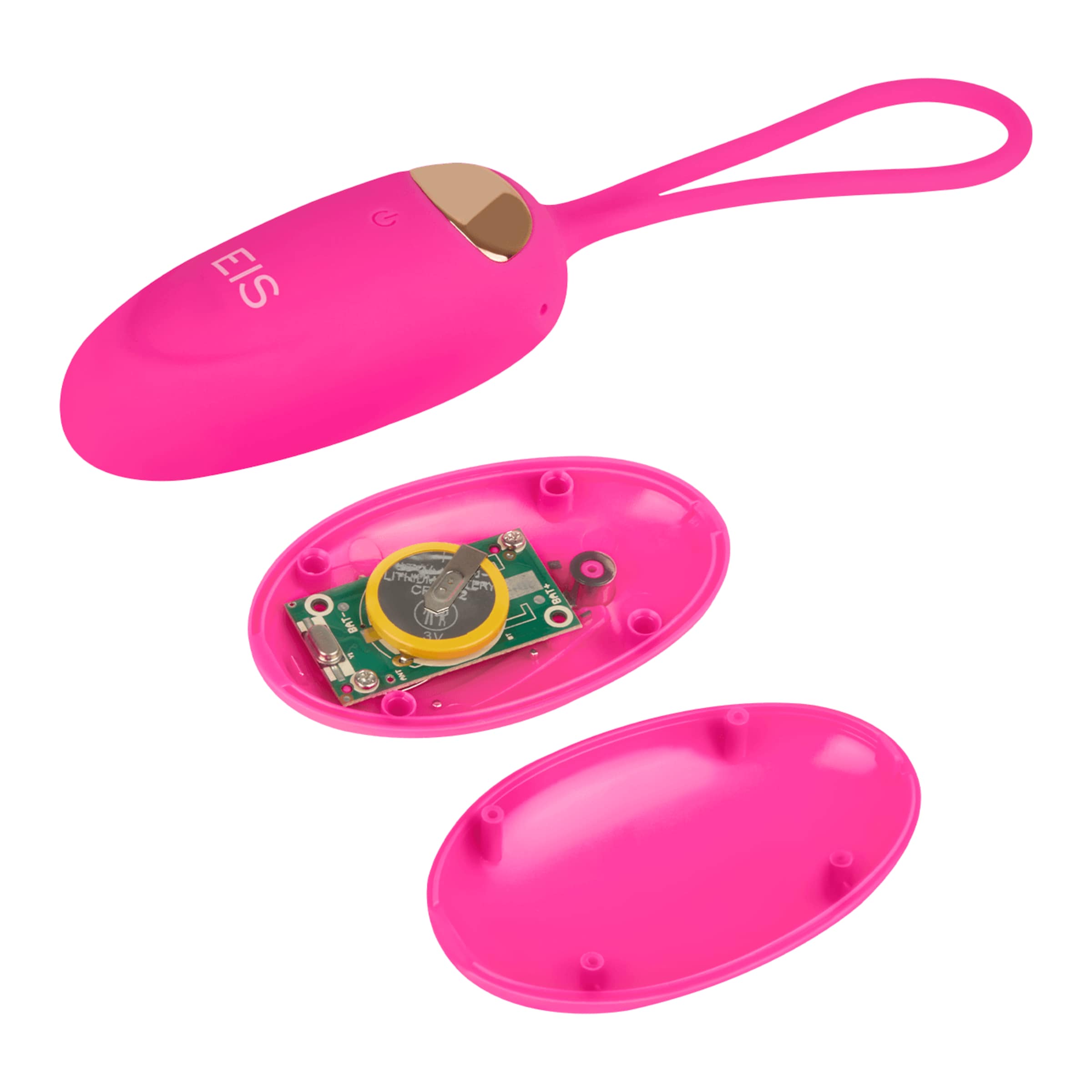 Silikon-Vibro-Ei mit Funkfernbedienung, 8 cm