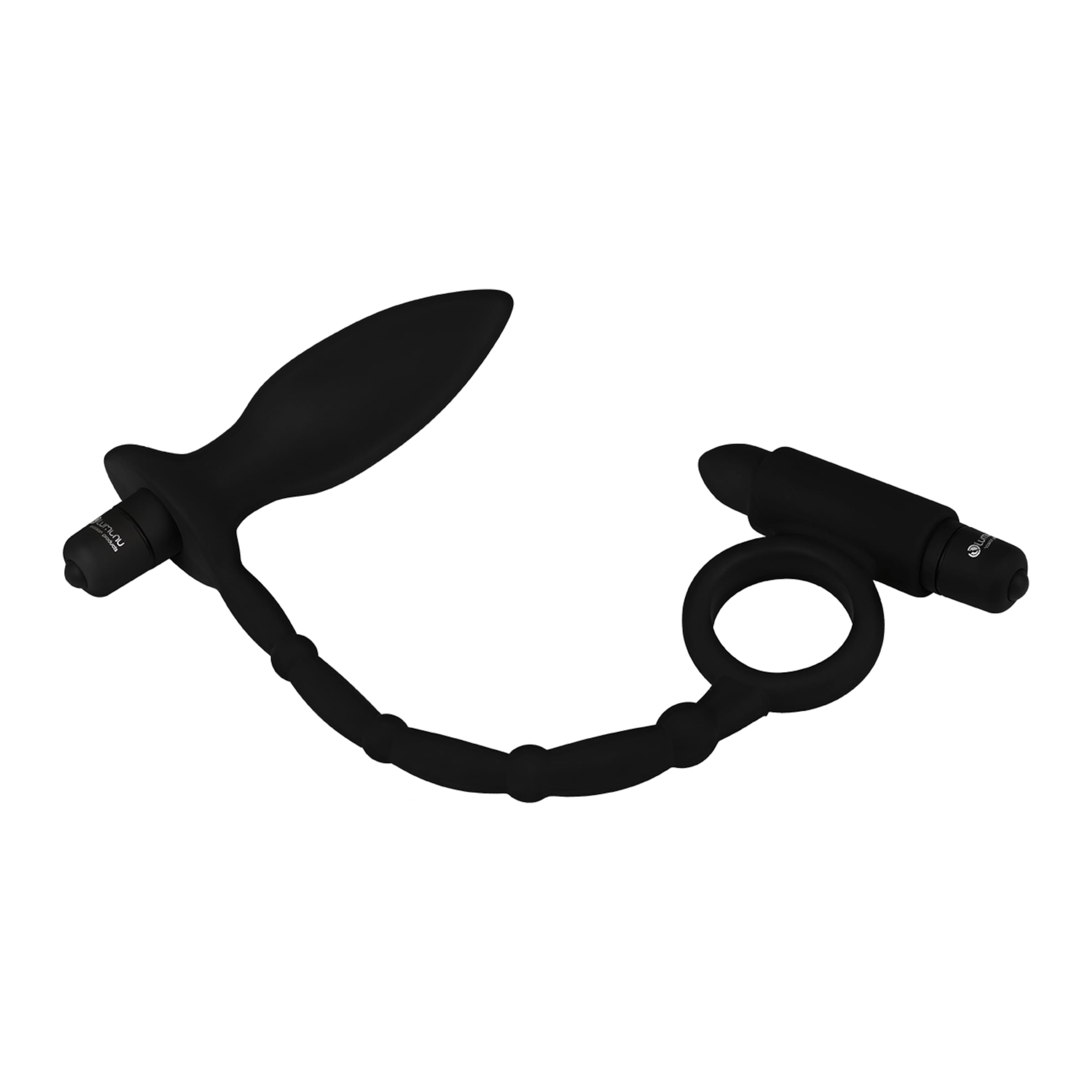 Deluxe Lumunu Analplug & Penisring - Analangel, 25 cm