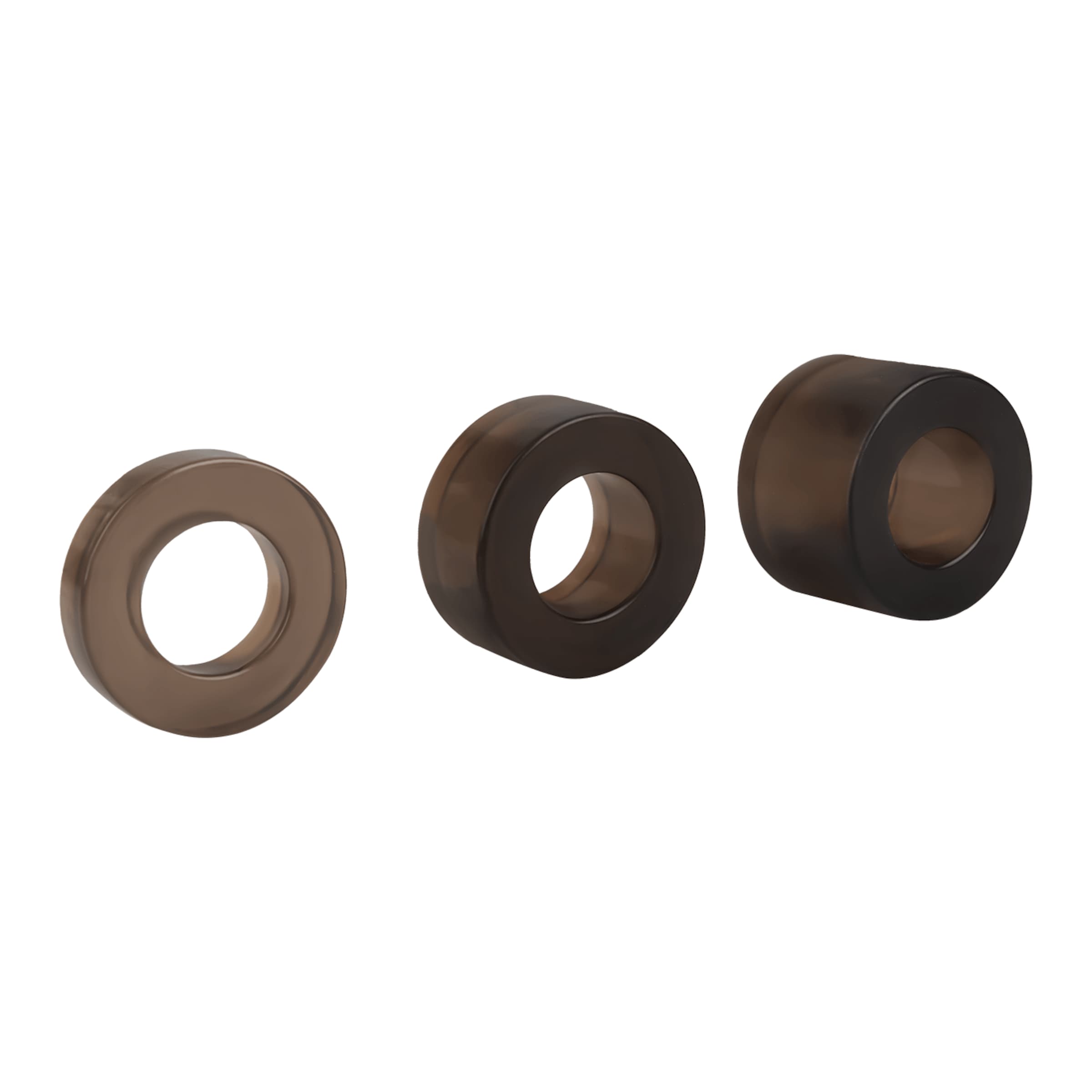 3-teiliges Penisring-Set, 2,5 cm