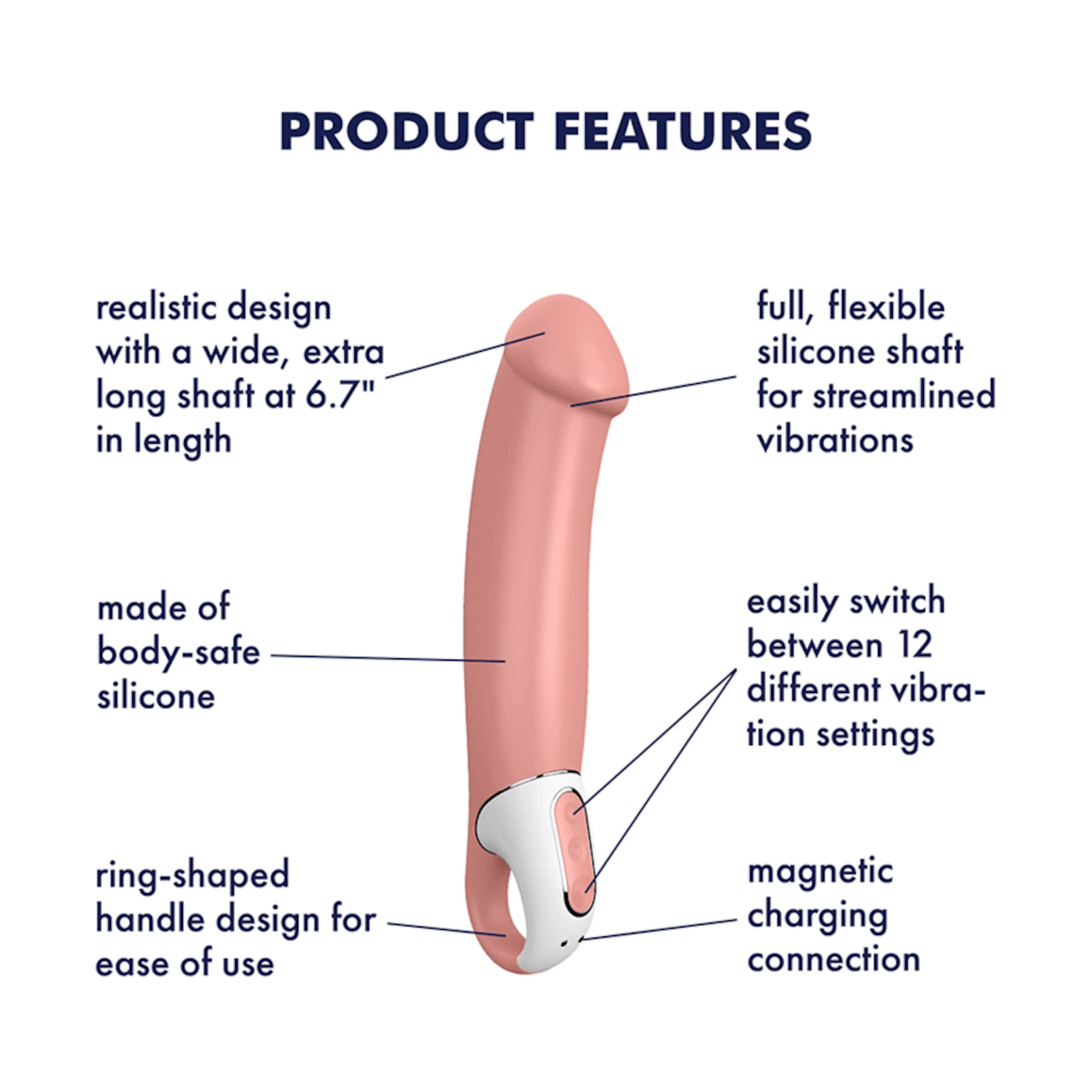 Satisfyer Master, 23,5 cm