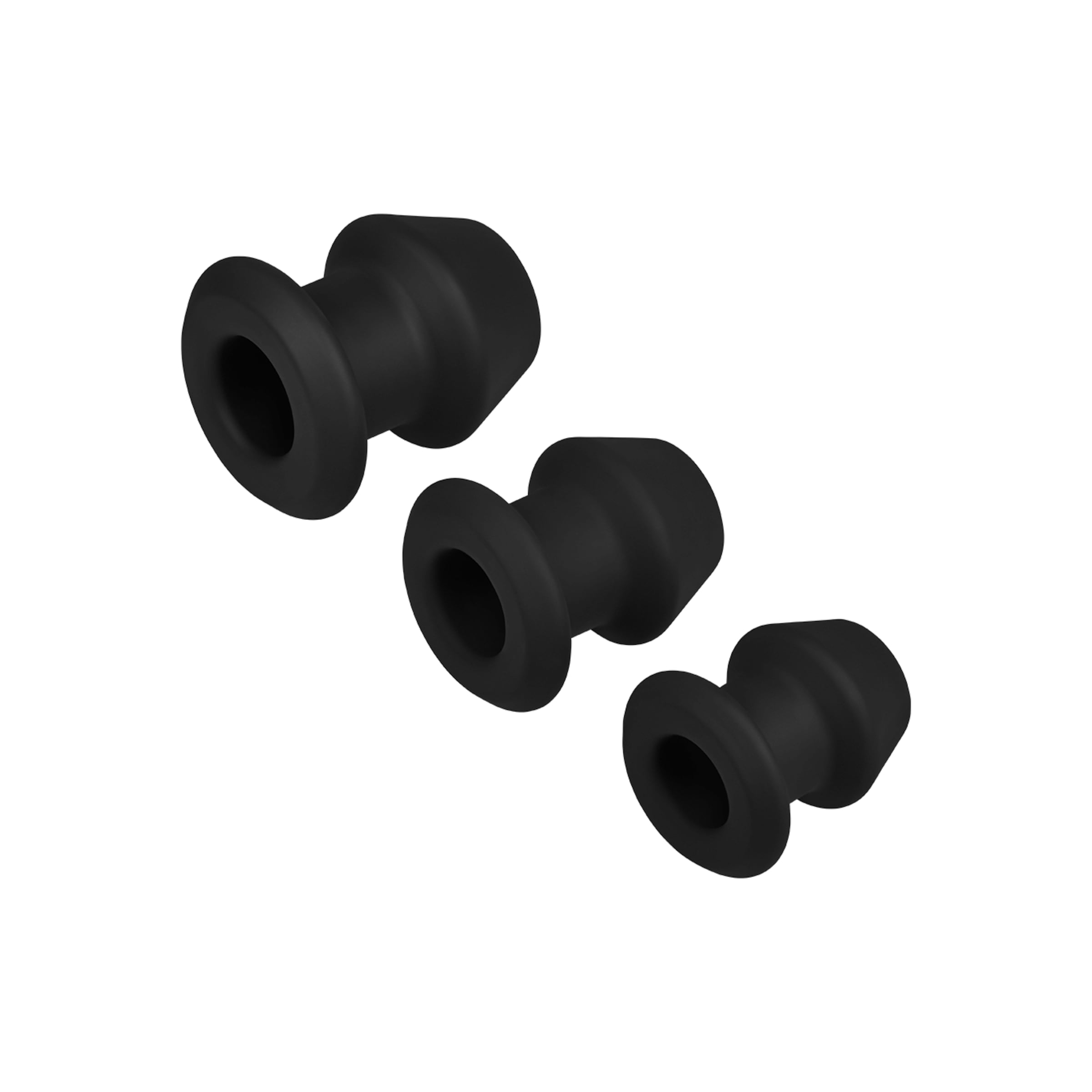 Analplug Set mit erotischem Tunnel, 7,7 10,2 cm