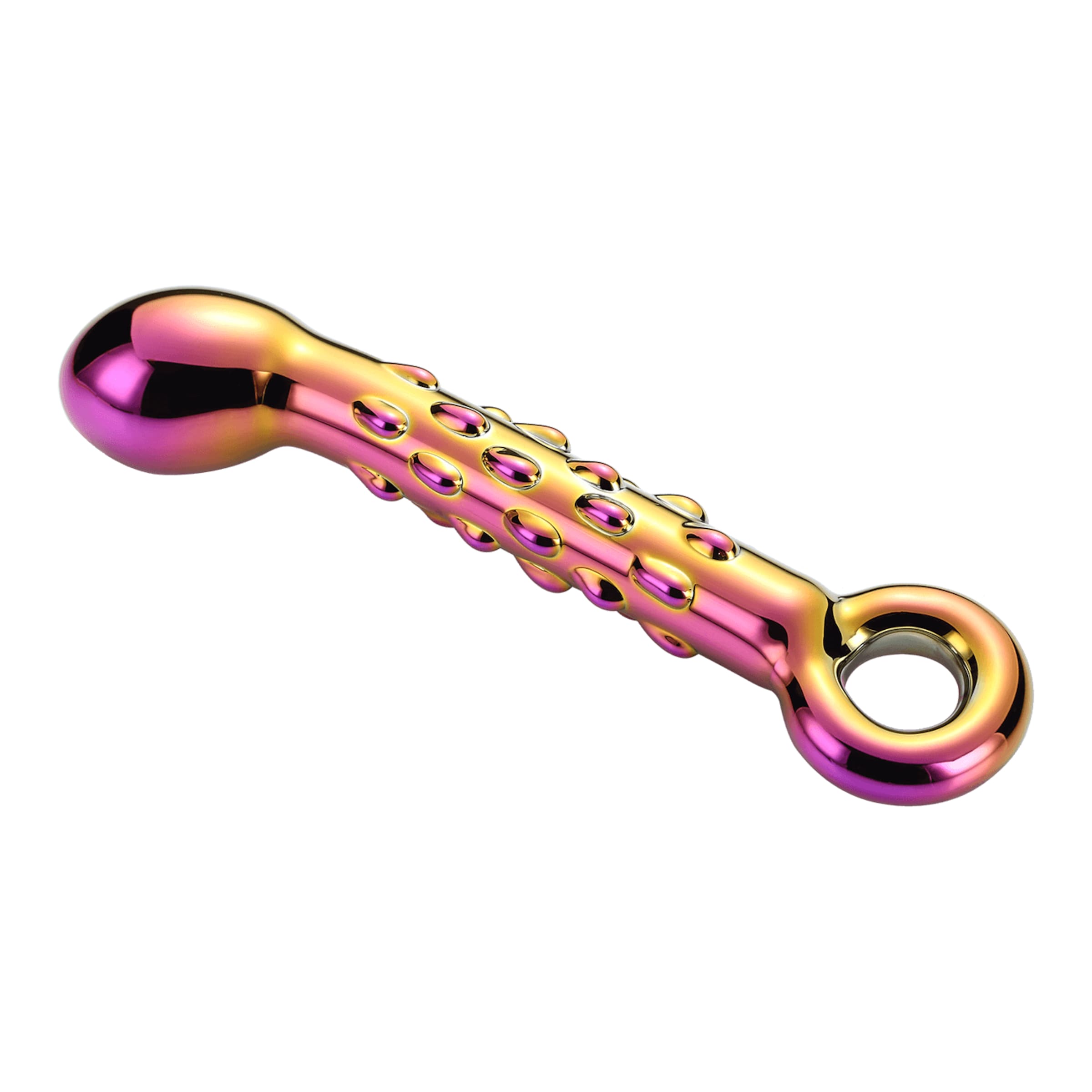 Ribbed G-Spot Dildo, 18 cm