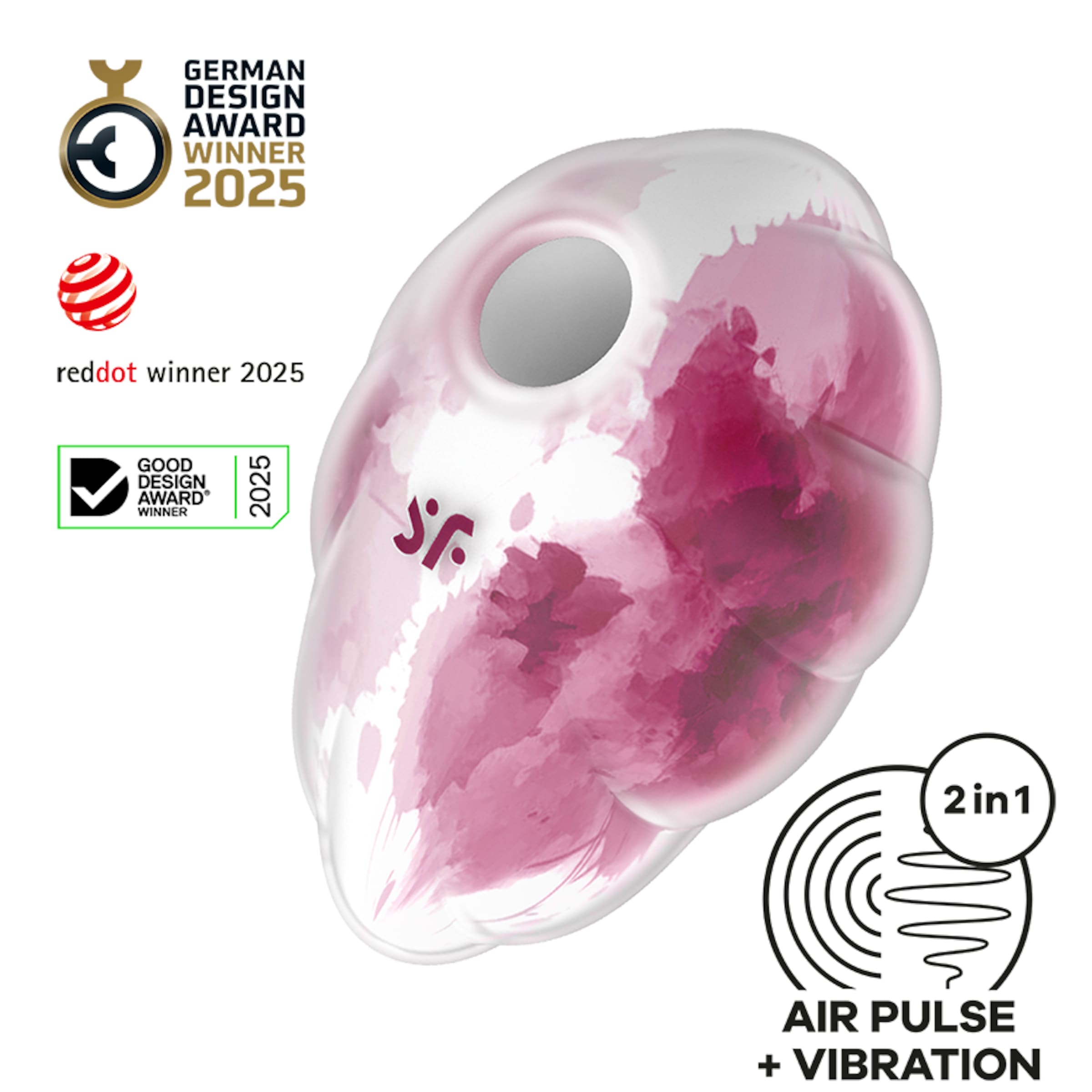 Satisfyer Cloud Dancer, 9 cm