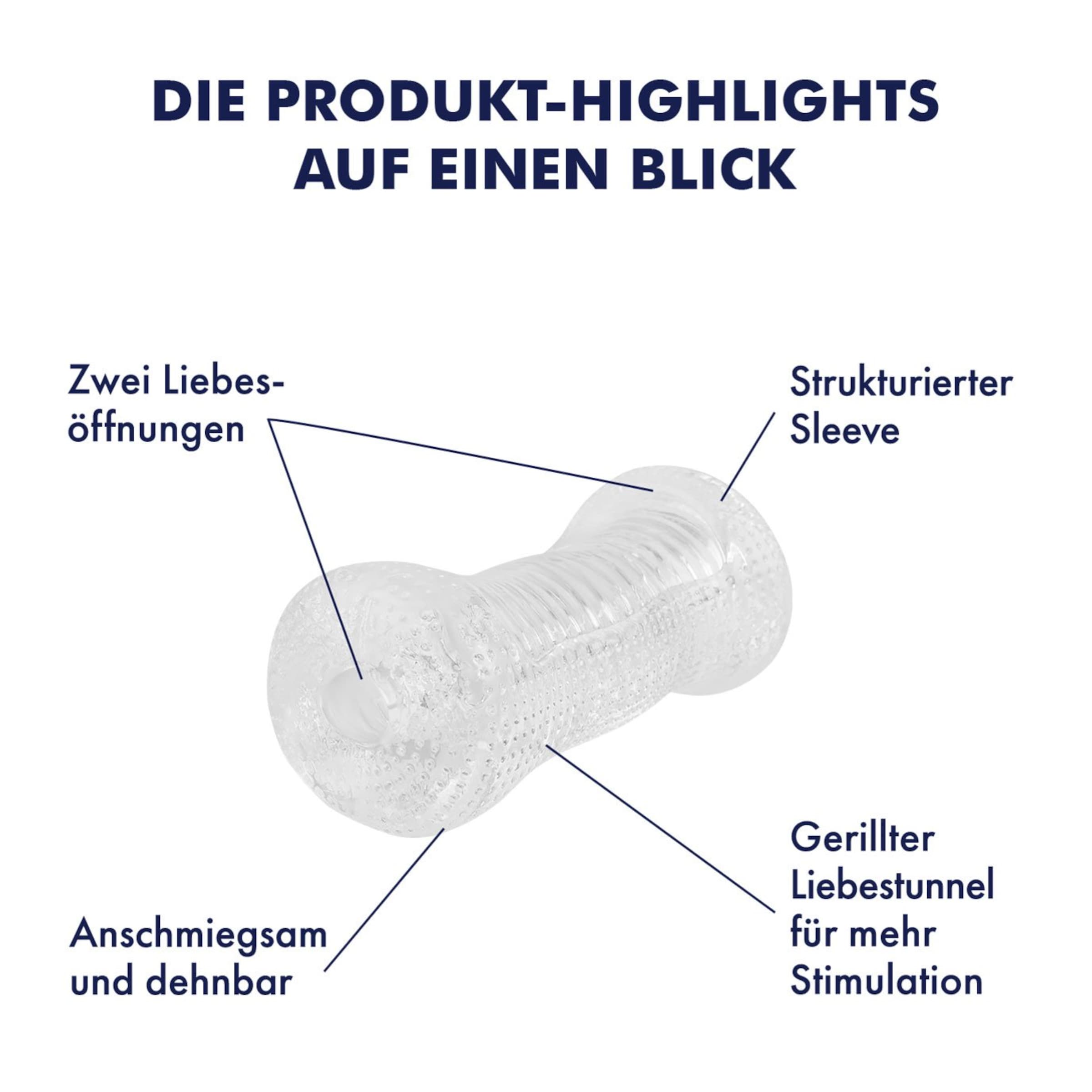 Handlicher Masturbator, 12 cm