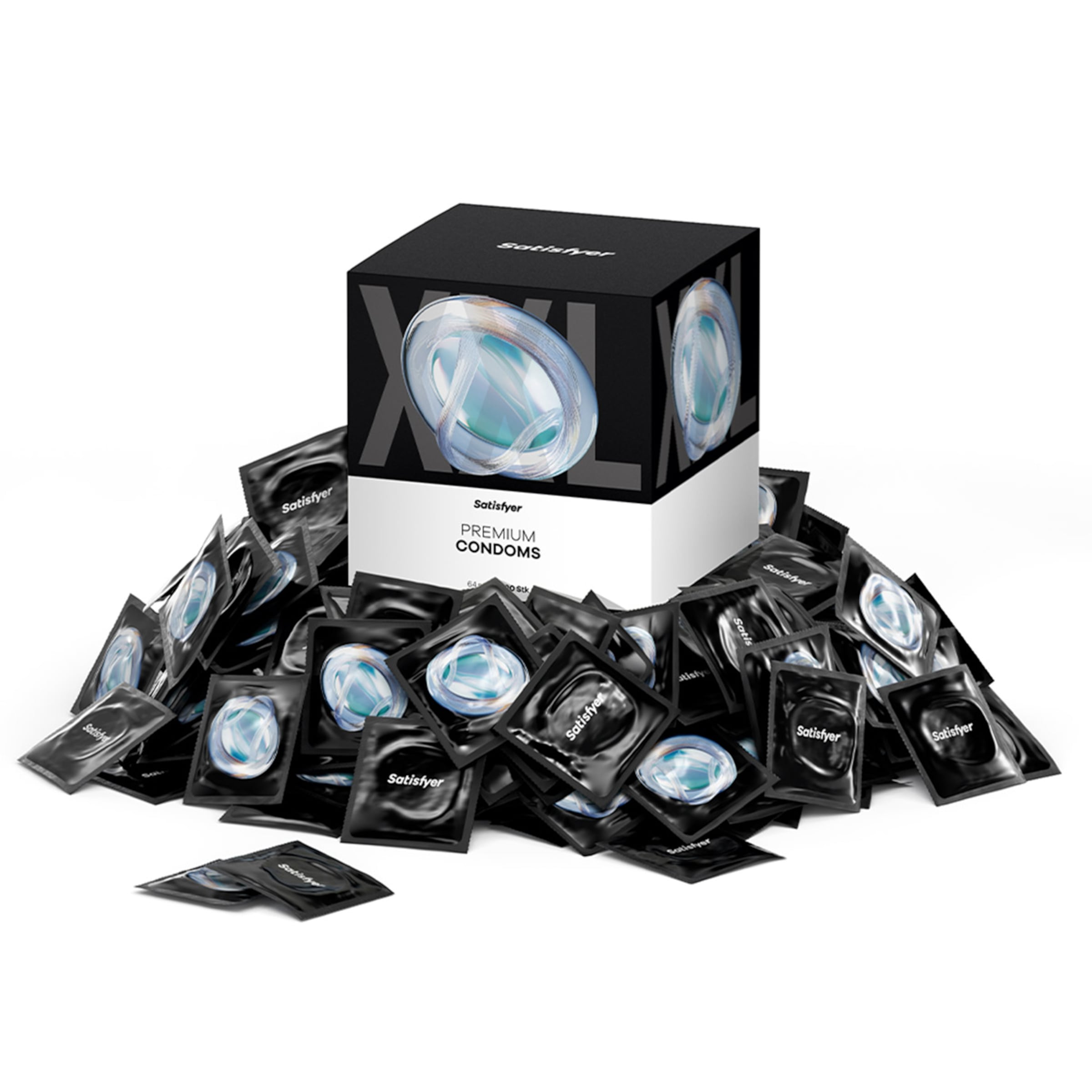 Satisfyer Kondome XXL, 100 Stück, 64 mm
