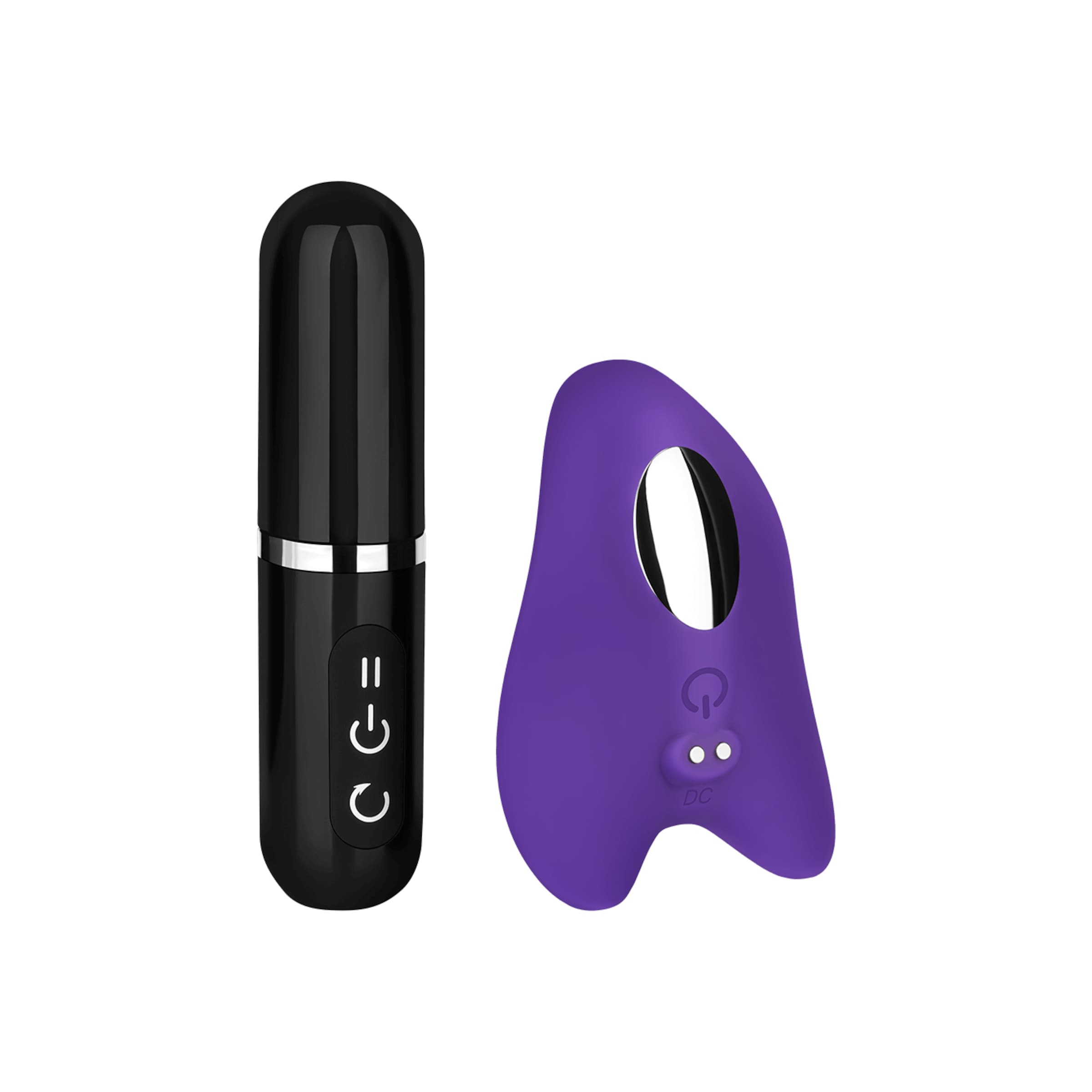 Vibrator Set aus Silikon, 2 Teile