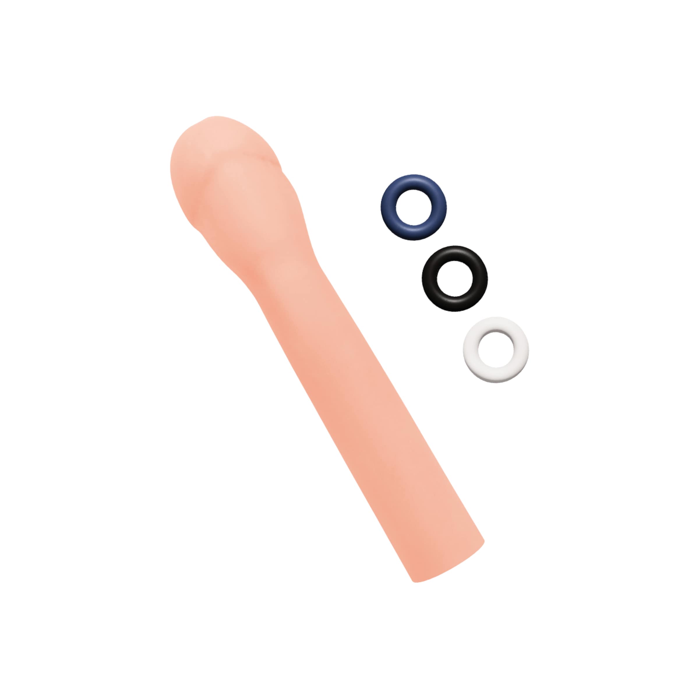 Realistic 3' Penis Extender, 21 cm