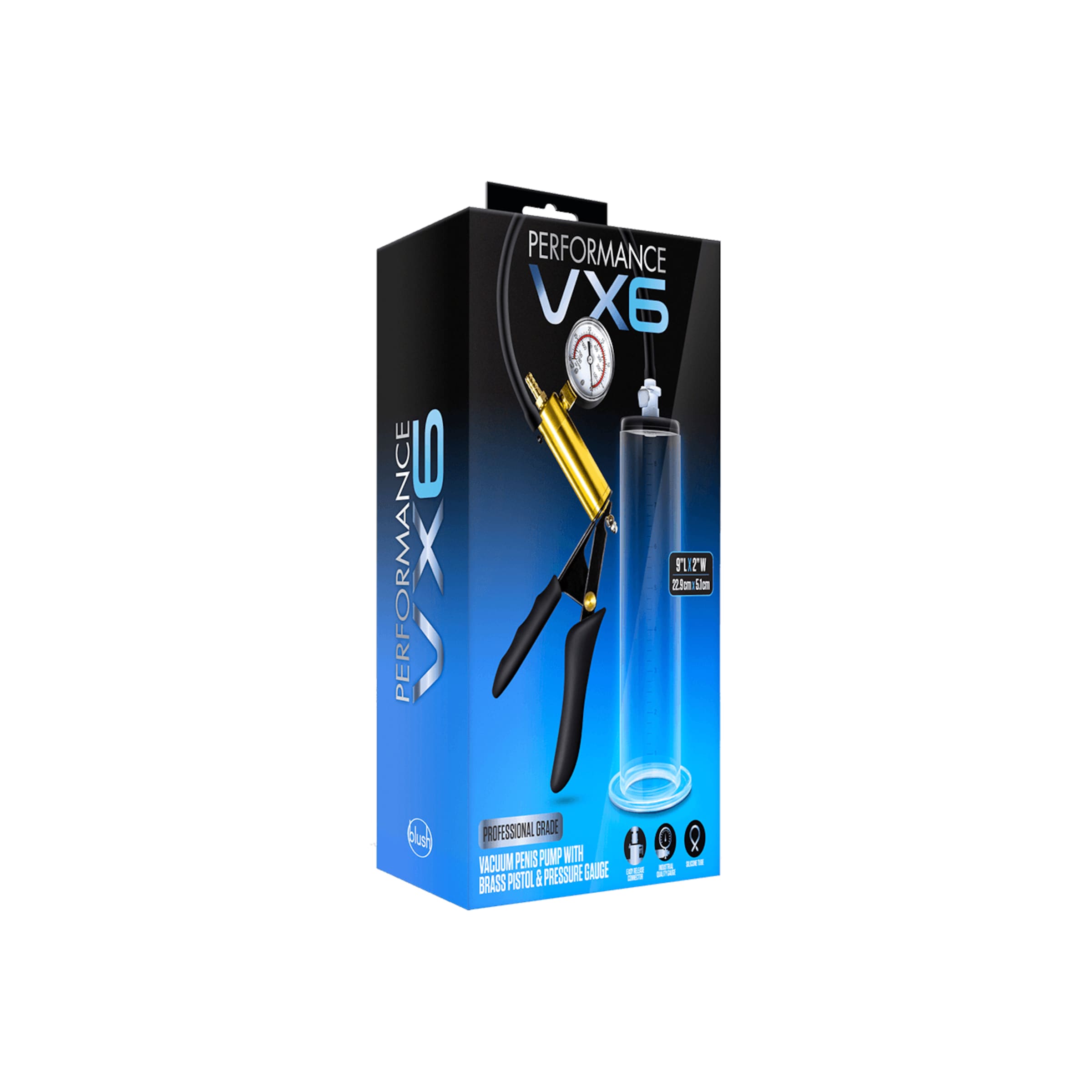 VX6 Vacuum Penis Pump, 22,9 cm