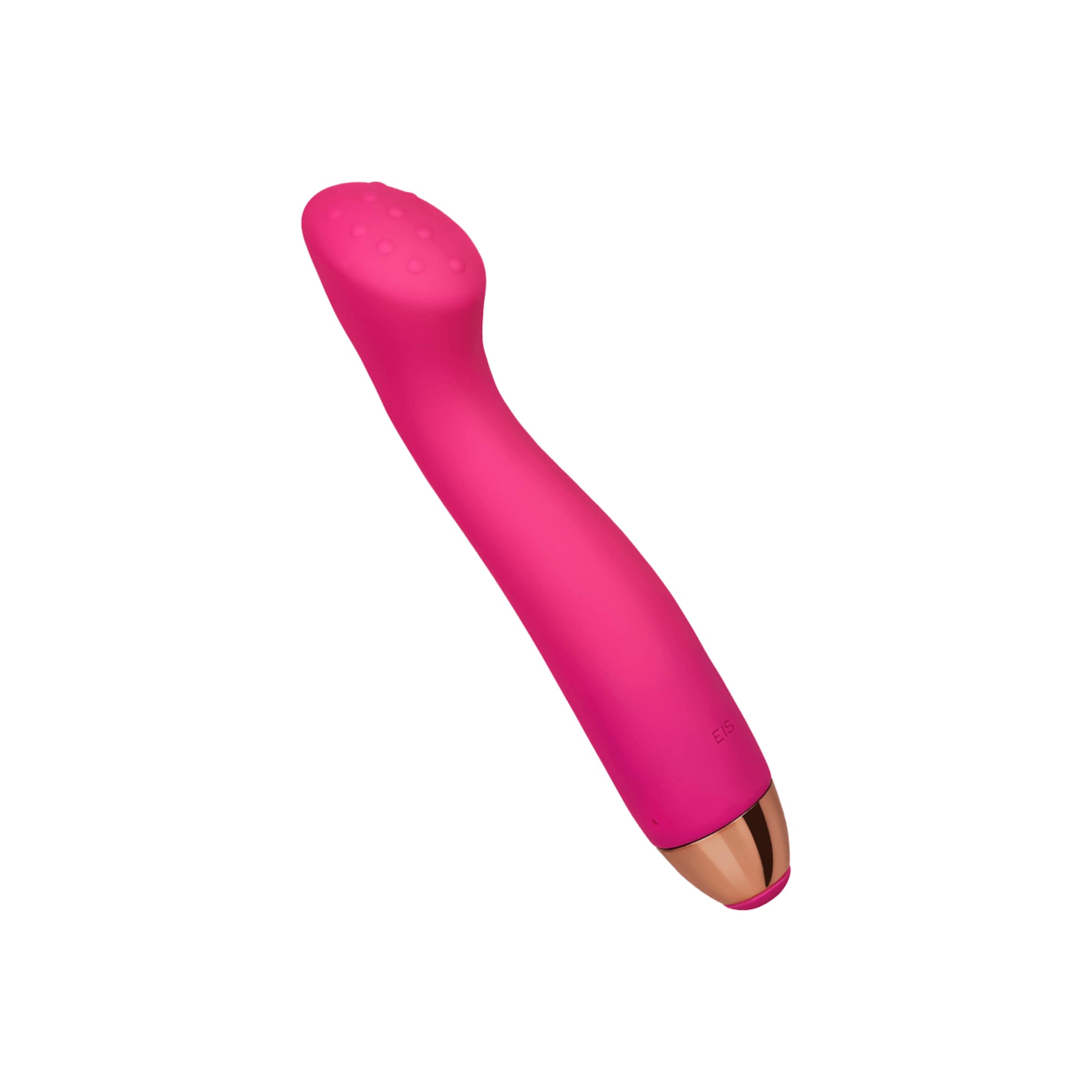 Genoppter G-Punkt-Vibrator aus Silikon, wiederaufladb., 18 cm