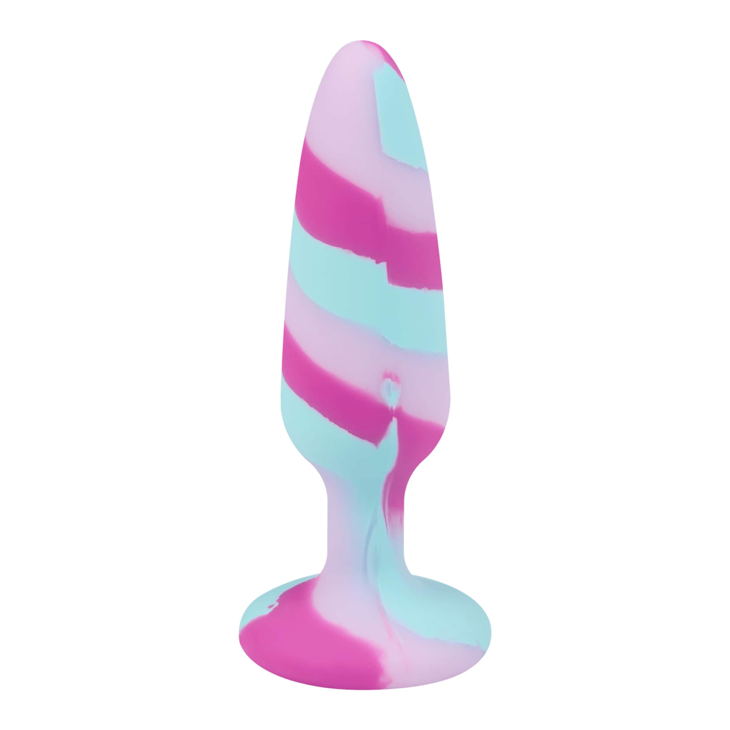 Silikon-Analplug mit Saugfuß, 11 cm