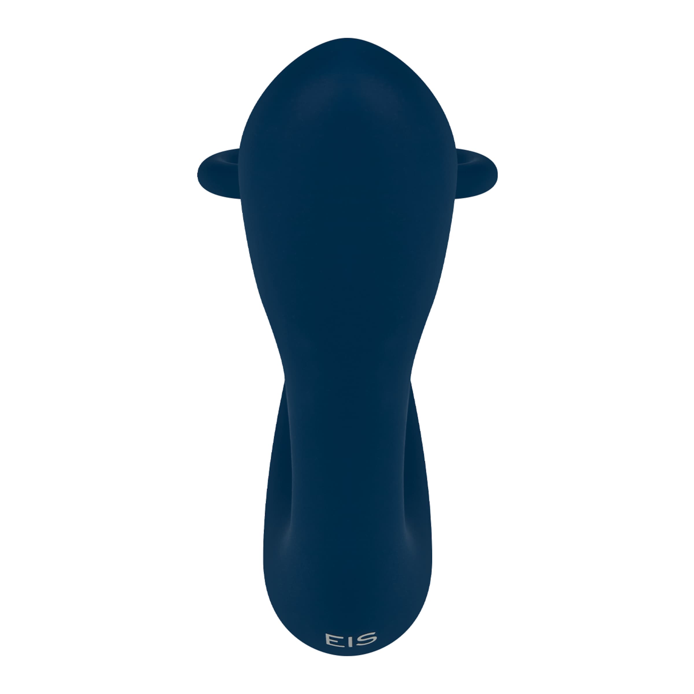 Silikon-Analvibrator mit integriertem Penisring, 12 cm