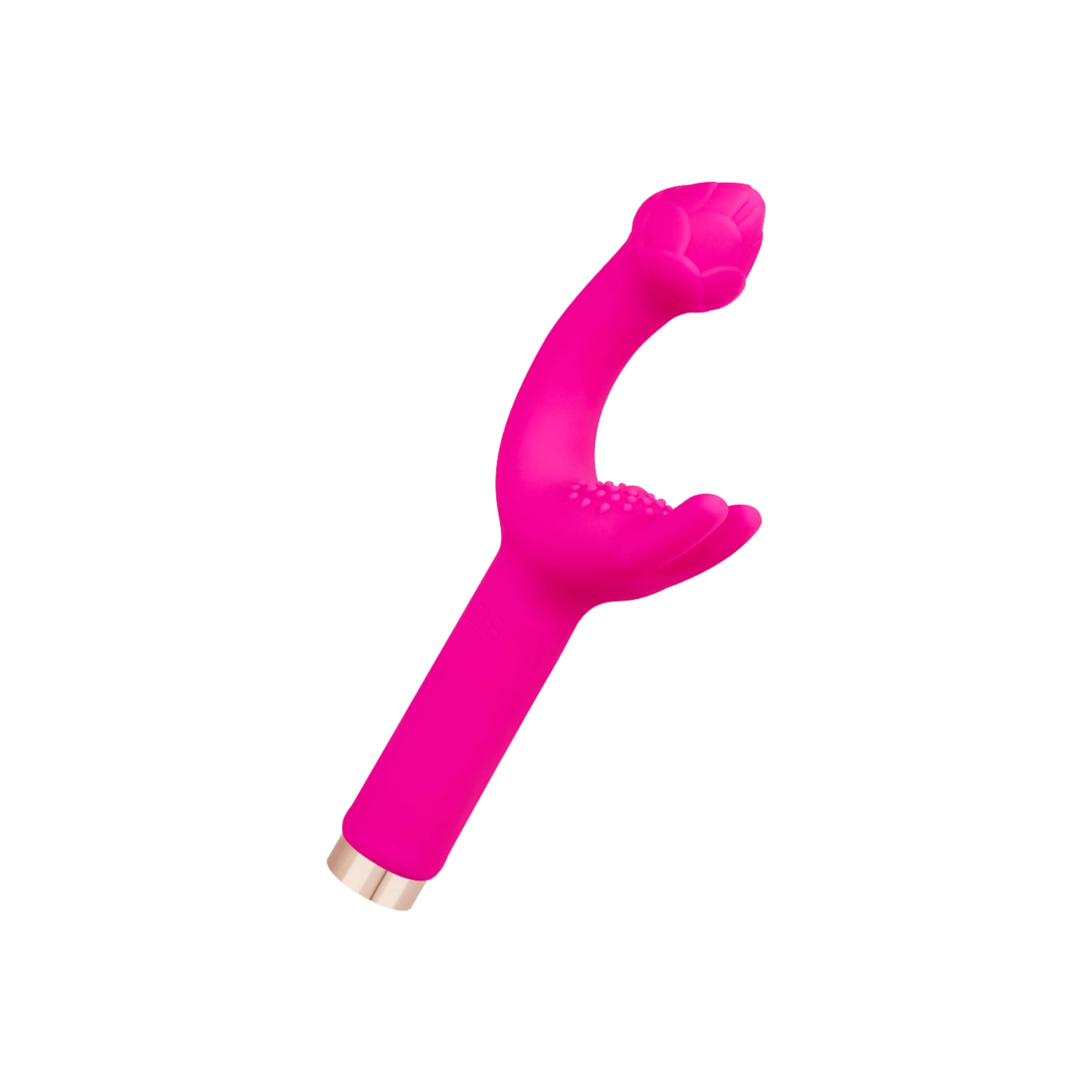 Rabbitvibrator aus Silikon, 18,7 cm
