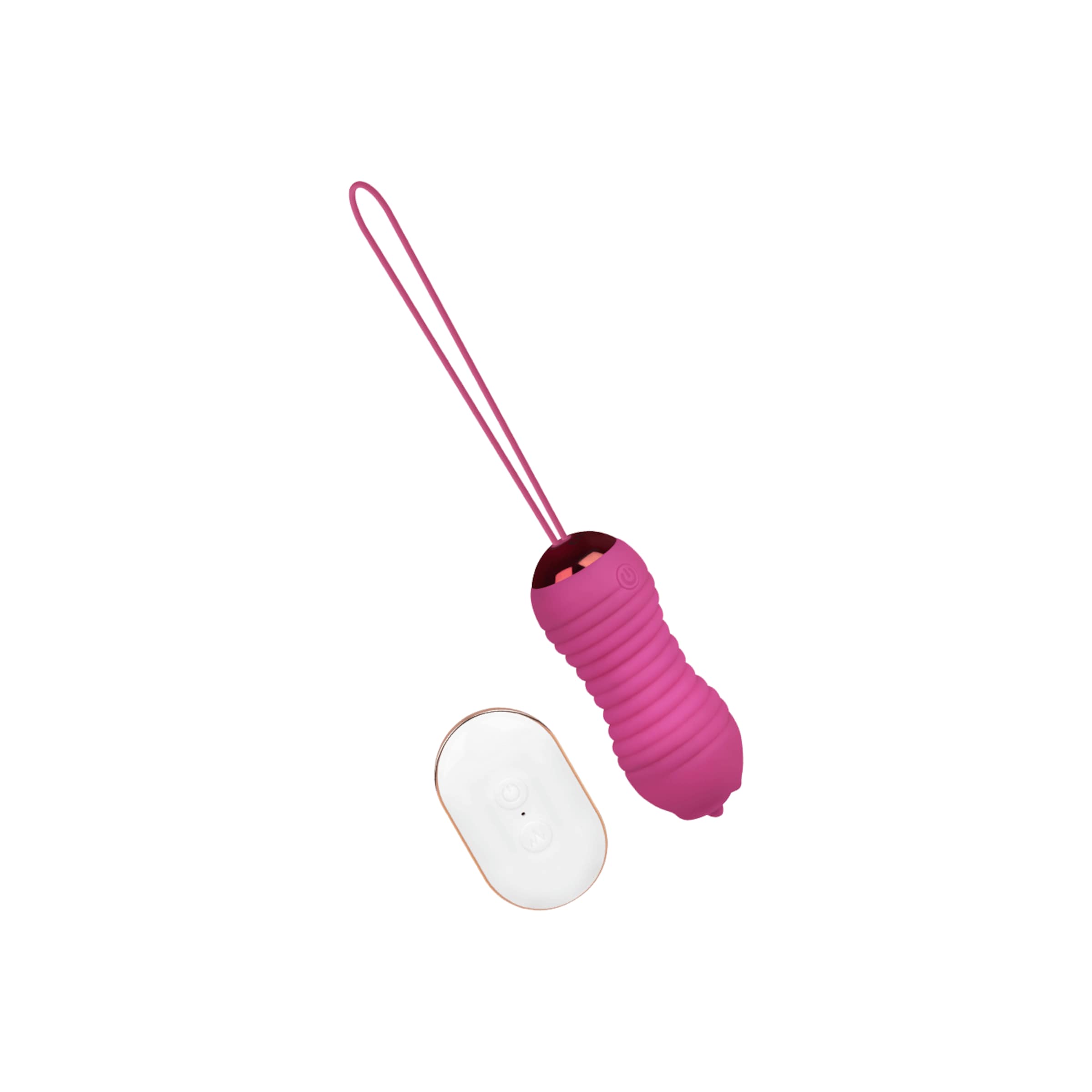 Stoßendes Vibro-Ei mit Zunge, 9 cm