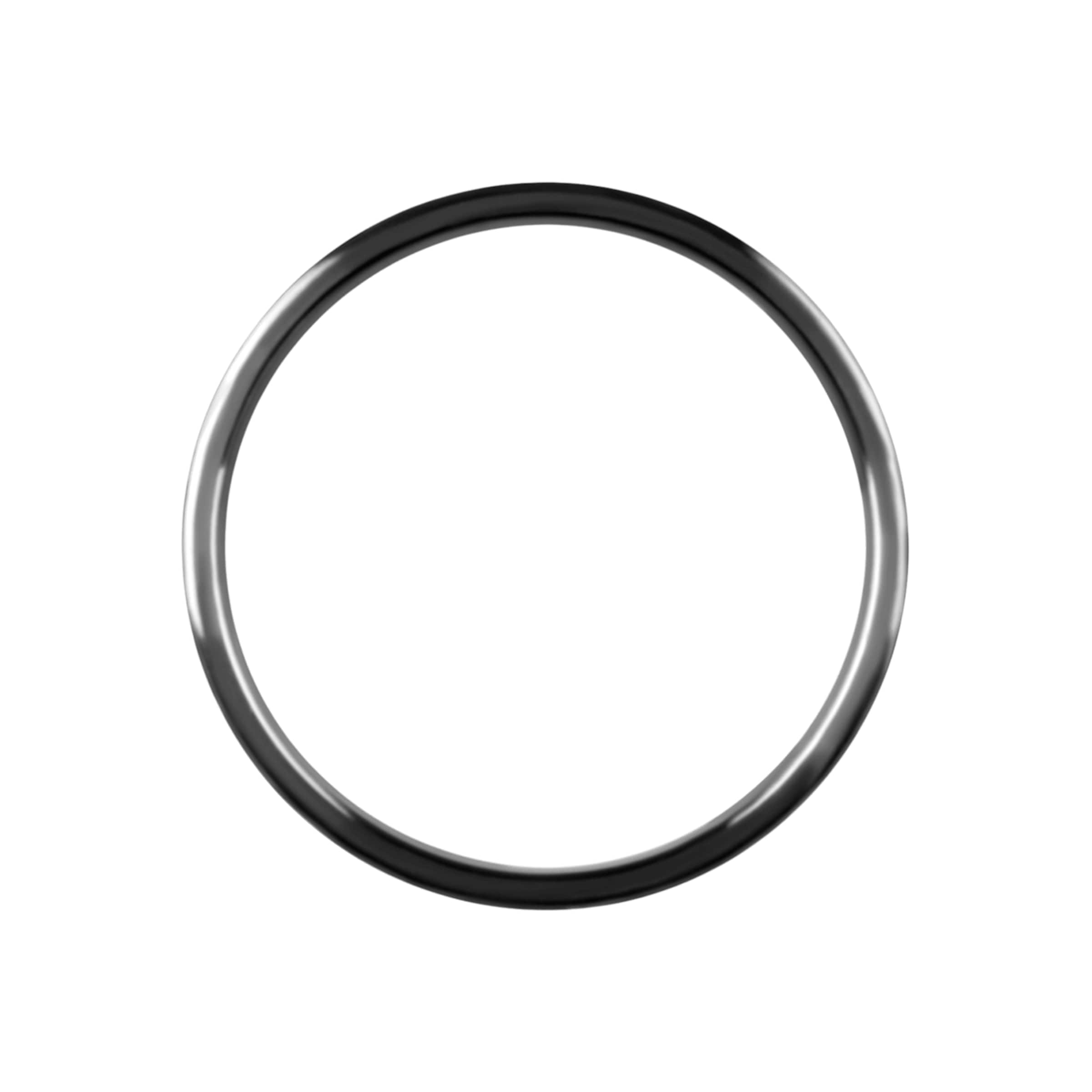 Sehr breiter Edelstahl-Penisring, 3,5 cm